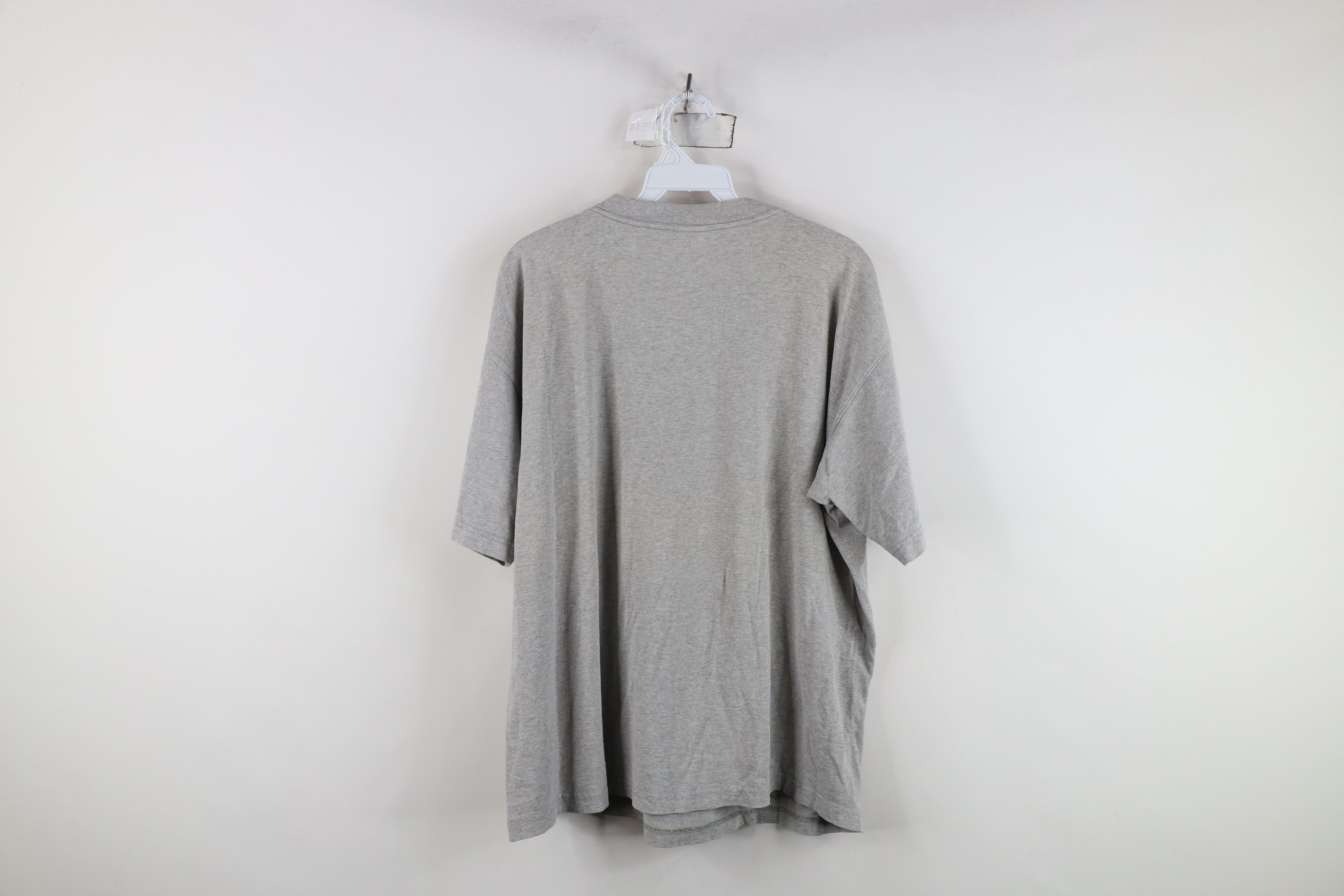 Vintage Vintage 90s Streetwear Heavyweight T-Shirt Heather Gray Size US L / EU 52-54 / 3 - 11 Thumbnail