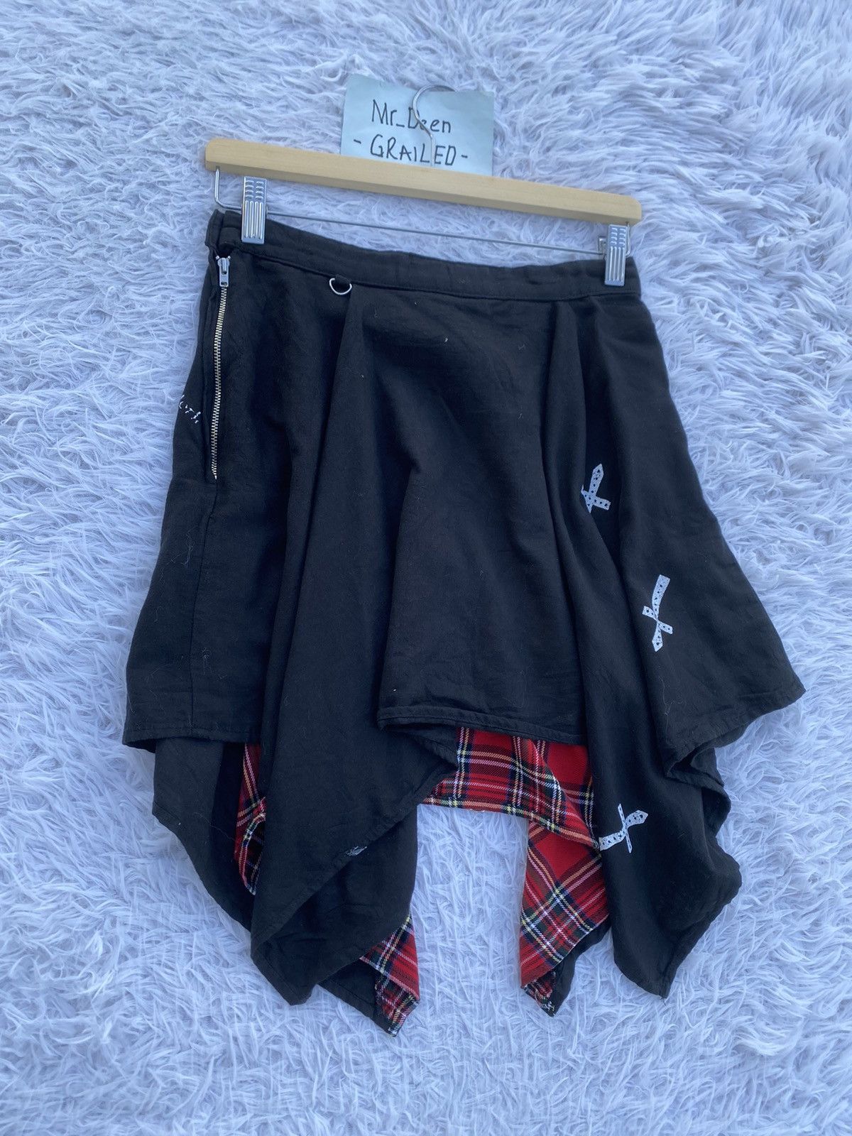 Japanese Brand Rare Vintage Anarchyism Keystation Japanese Brand Skirt Size 29" - 9 Thumbnail