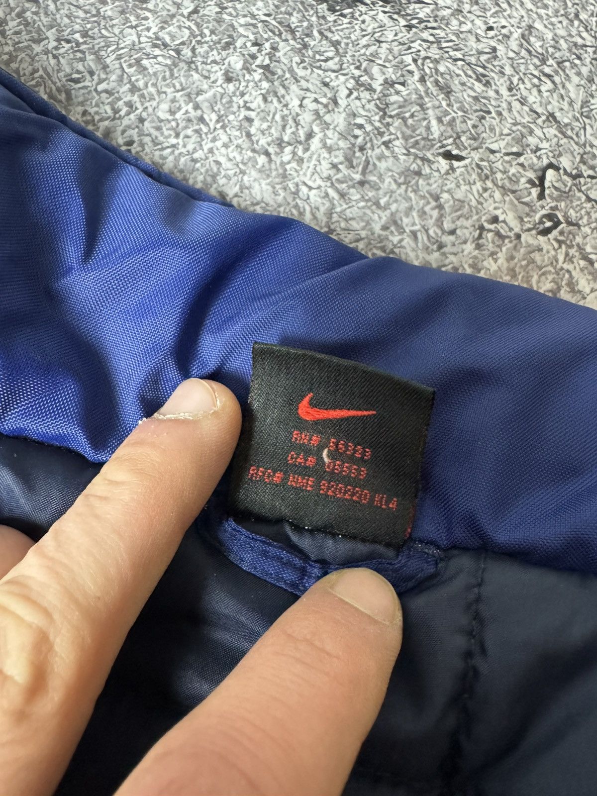 Nike × Vintage Vintage Nike Puffer Down Style Jacket fits S BIG logo Size US M / EU 48-50 / 2 - 7 Thumbnail