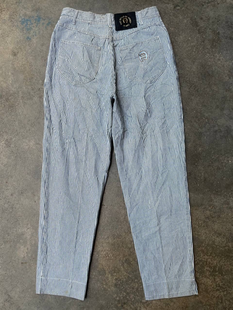 Aigner AIGNER STRIPES JEANS WOMEN BALOON STYLE Size 31" - 6 Thumbnail