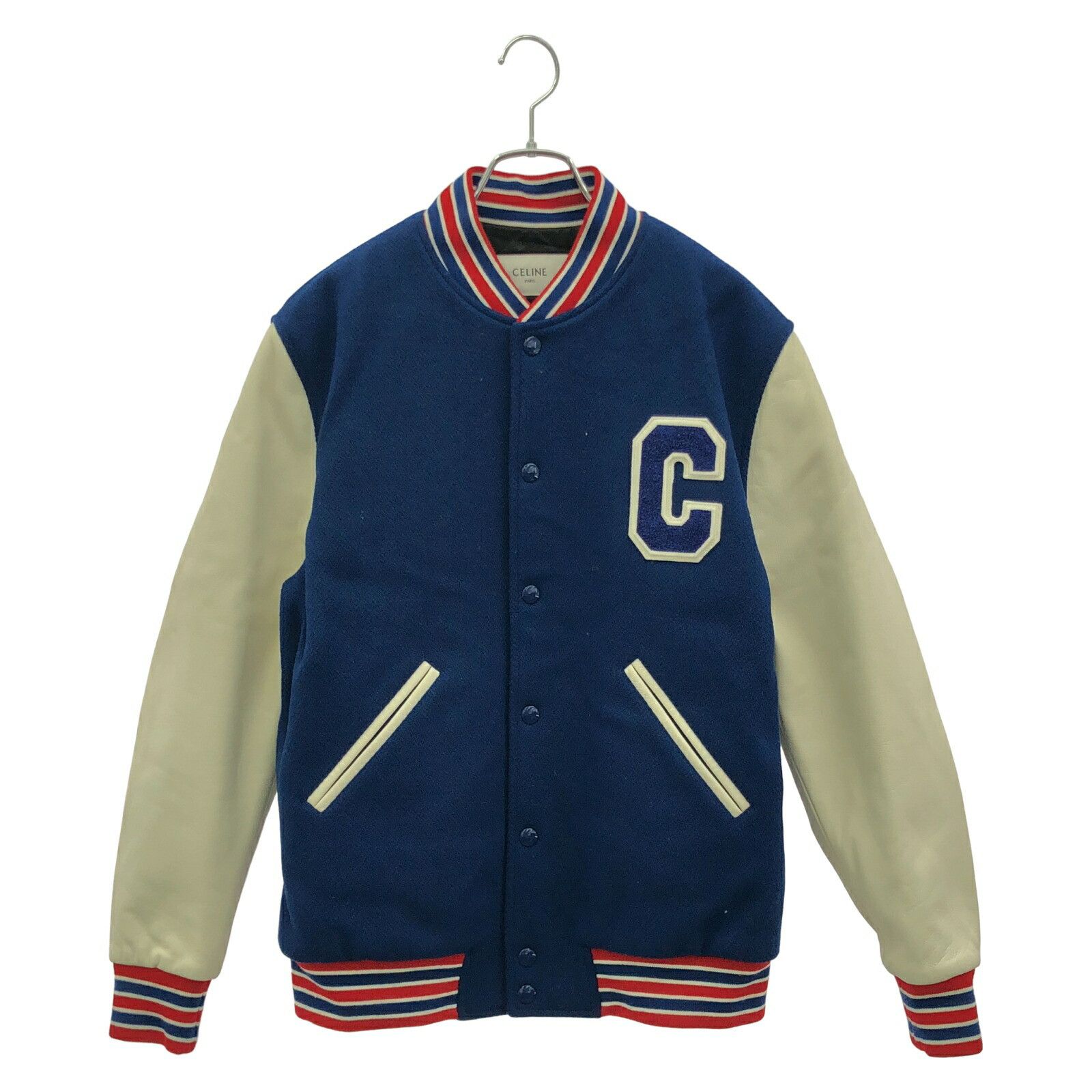 Celine Celine Celine Wool Varsity Jacket Textile Outerwear DUTY FREE for USA Size ONE SIZE - 1 Thumbnail