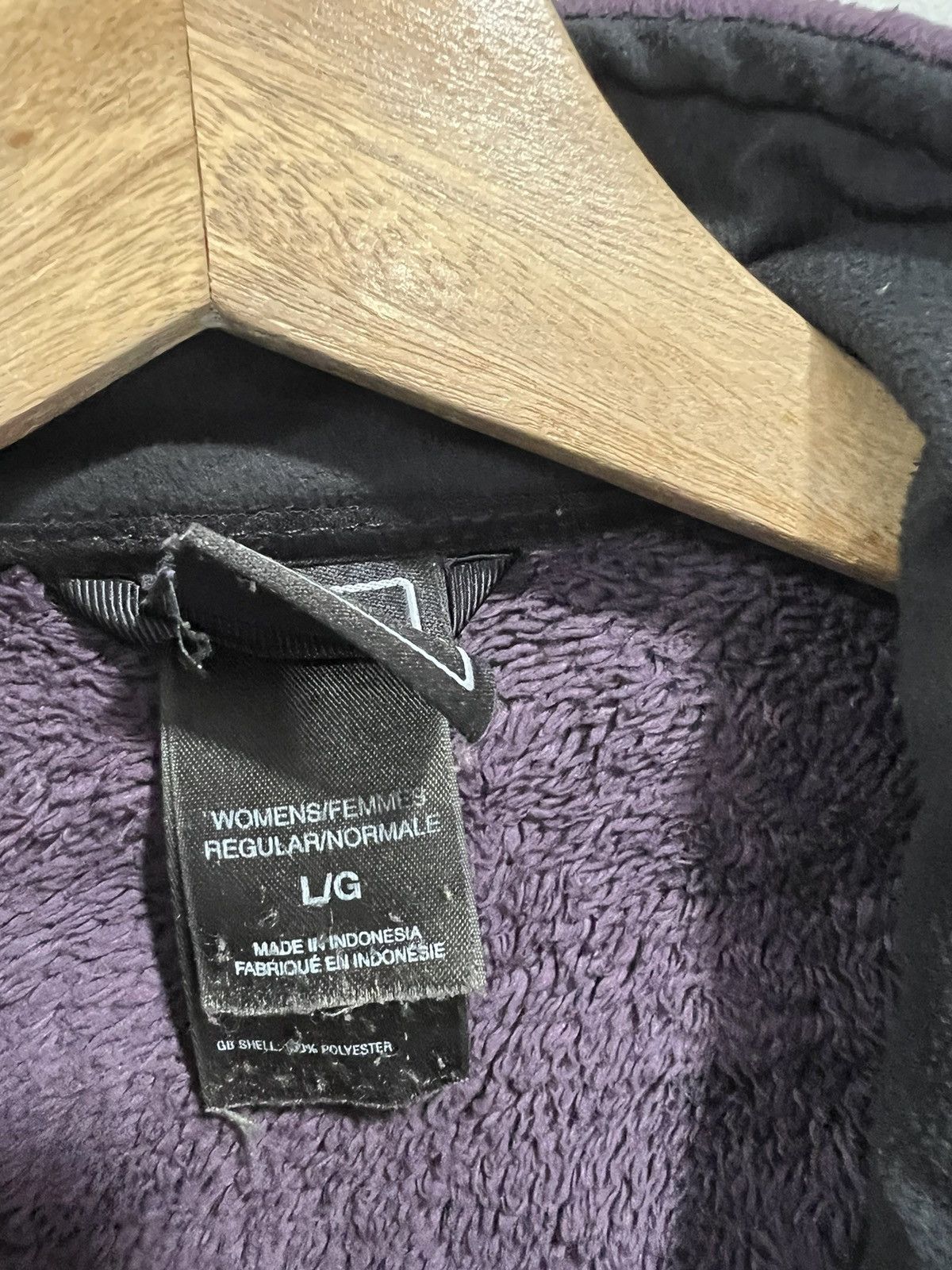 Vintage Womens North Face Fleece Sweater zip up Size L / US 10 / IT 46 - 4 Thumbnail