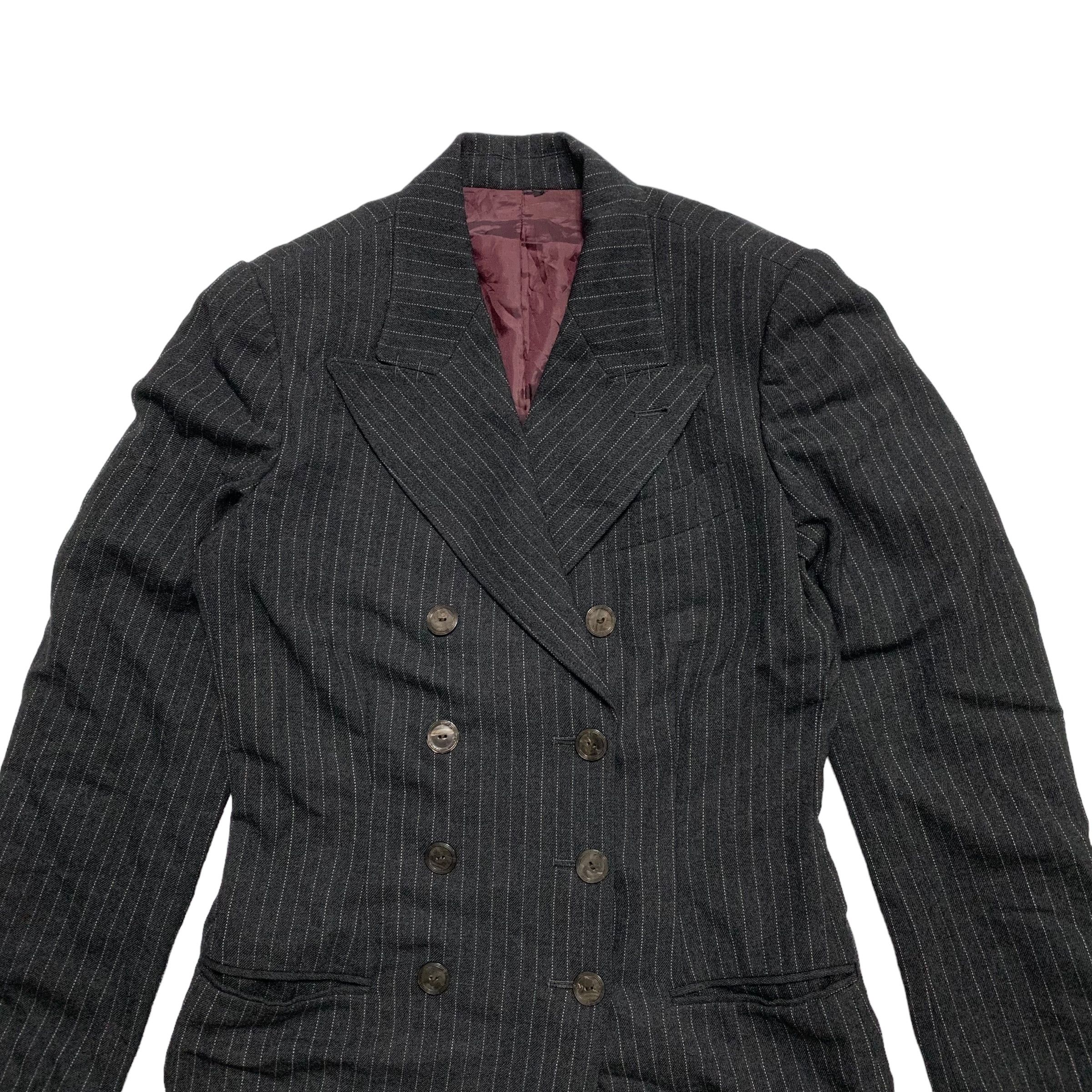 Jean Paul Gaultier Jean Paul Gaultier Classique Double Breast Stripe Jacket Size S / US 4 / IT 40 - 3 Thumbnail