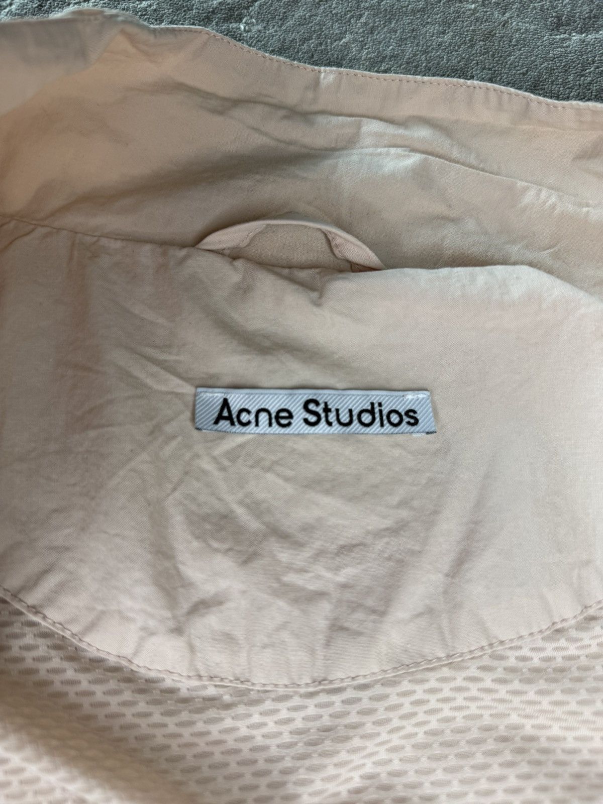 Acne Studios Acne Studios Washed Logo Jacket Size S / US 4 / IT 40 - 4 Thumbnail