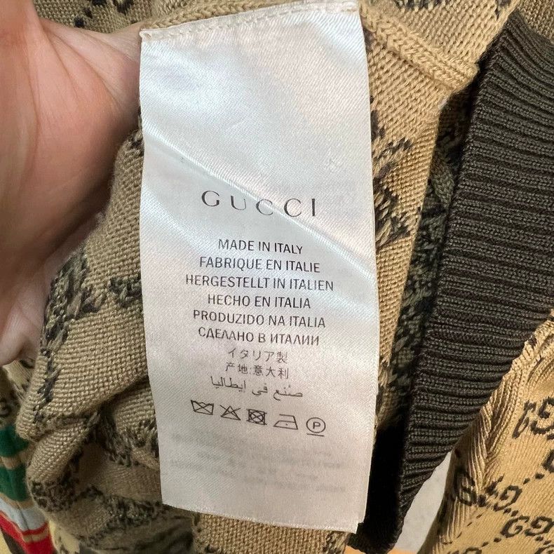 Gucci Gucci Full-print logo pullover round-neck sweater 2501-Next Size US M / EU 48-50 / 2 - 4 Thumbnail
