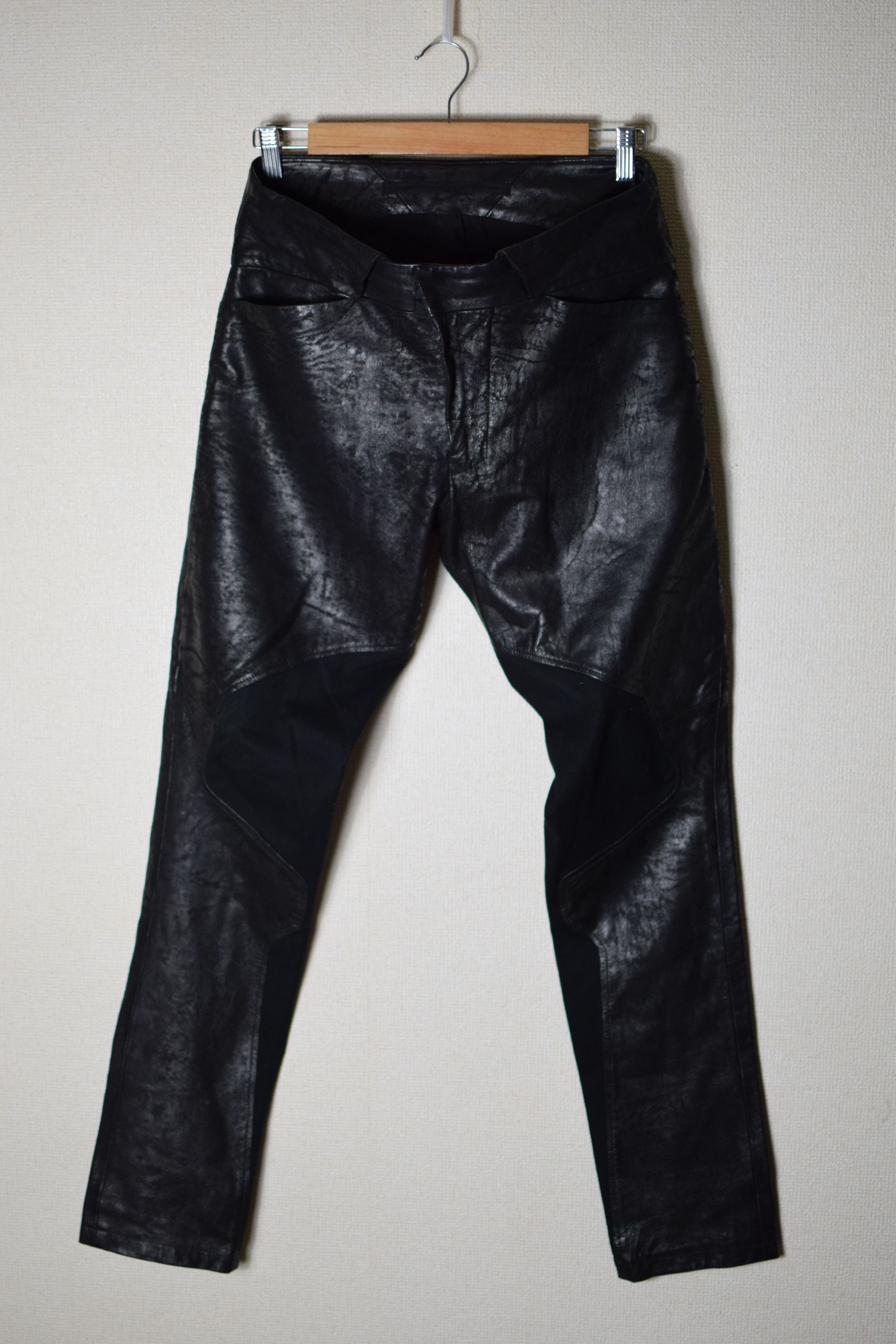 Julius Julius AW15 Sphere Leather Pants - 517PAM20 Size US 30 / EU 46 - 2 Thumbnail