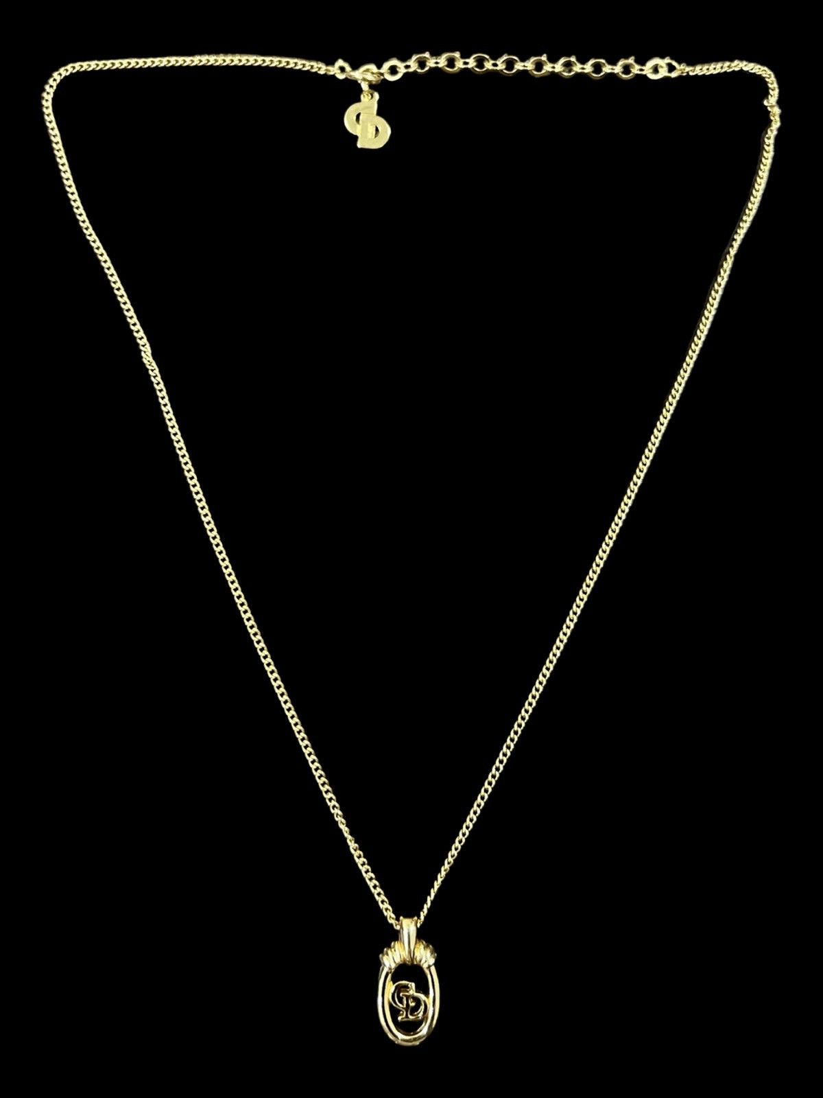 Christian Dior Monsieur Iconic Classic Dior Logo CD Dior Gold Chain Necklace Size ONE SIZE - 3 Thumbnail