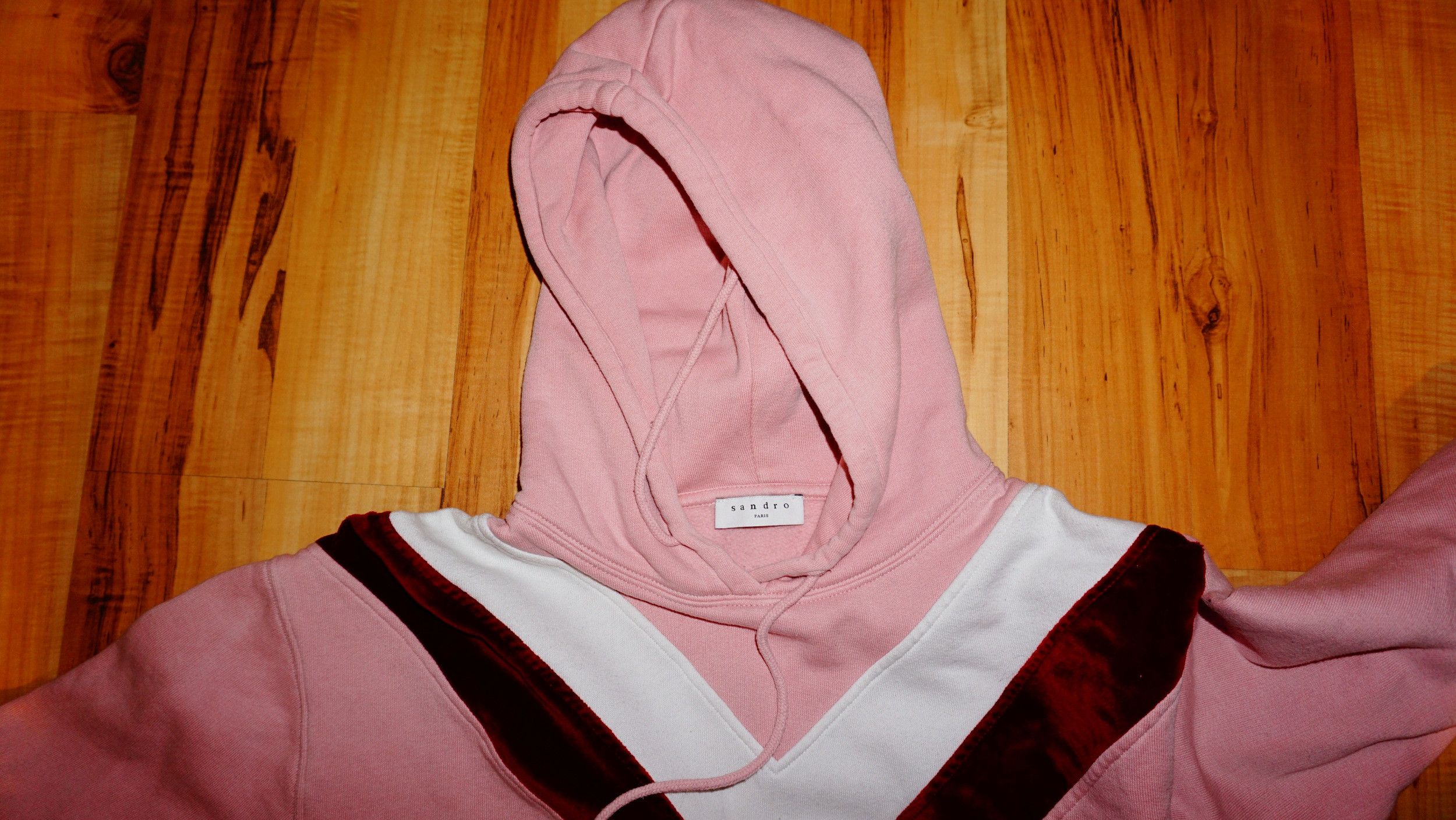 Sandro Sandro Pink Hoodie Sweatshirt Size US S / EU 44-46 / 1 - 4 Thumbnail