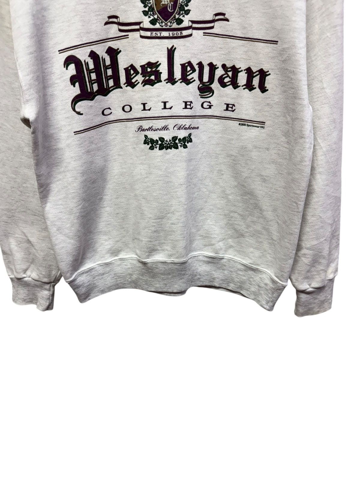 Vintage Vintage 1992 J&M Wesleyan college oklahoma usa Size US M / EU 48-50 / 2 - 4 Thumbnail