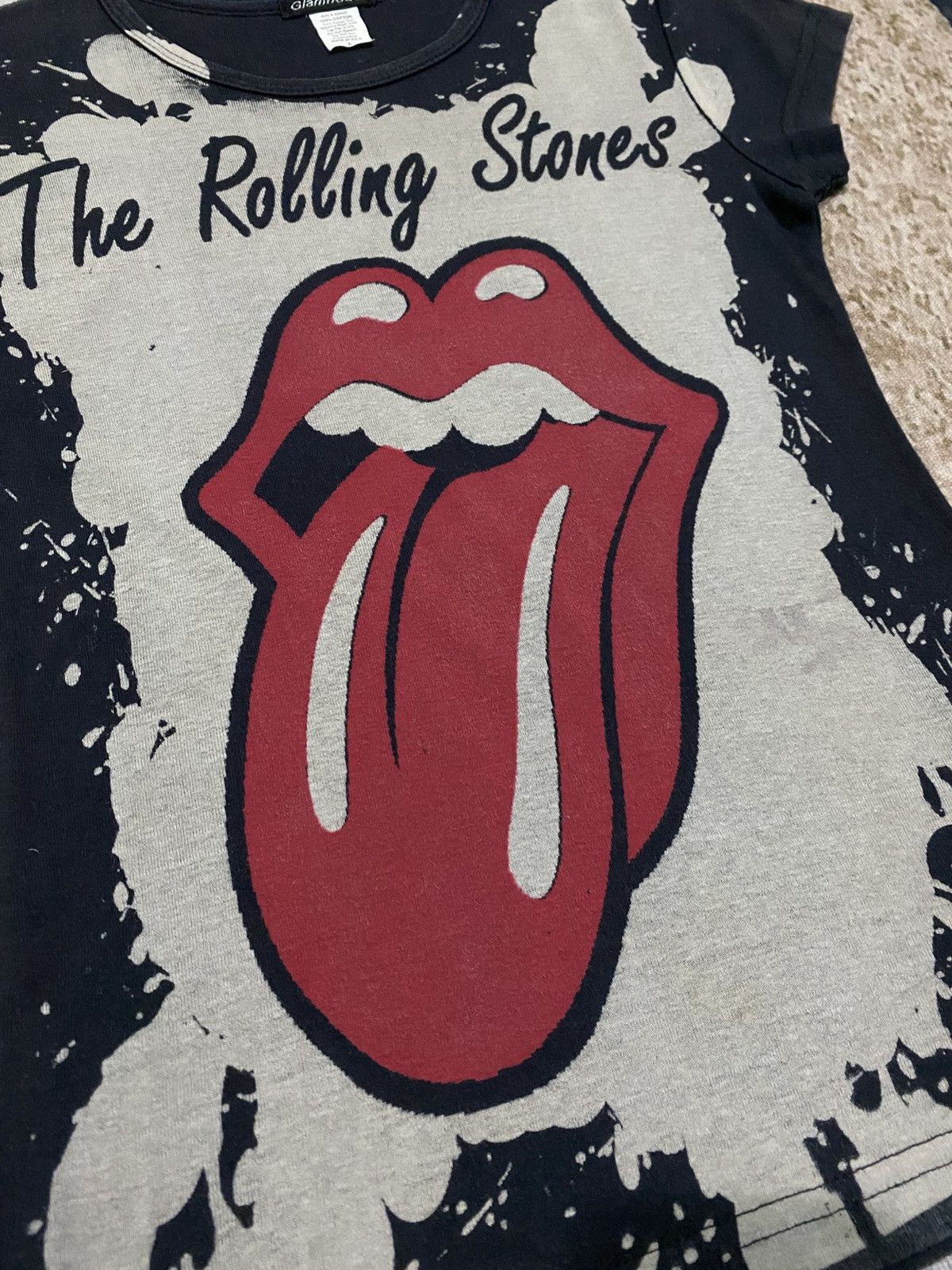 Band Tees × The Rolling Stones Vintage Rolling Stones by Glamhead T-shirt Size XS / US 0-2 / IT 36-38 - 2 Thumbnail