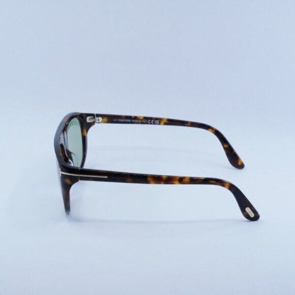 Tom Ford Tom Ford Edward FT1002 52N Sunglasses Dark Havana Aviator Size ONE SIZE - 9 Thumbnail