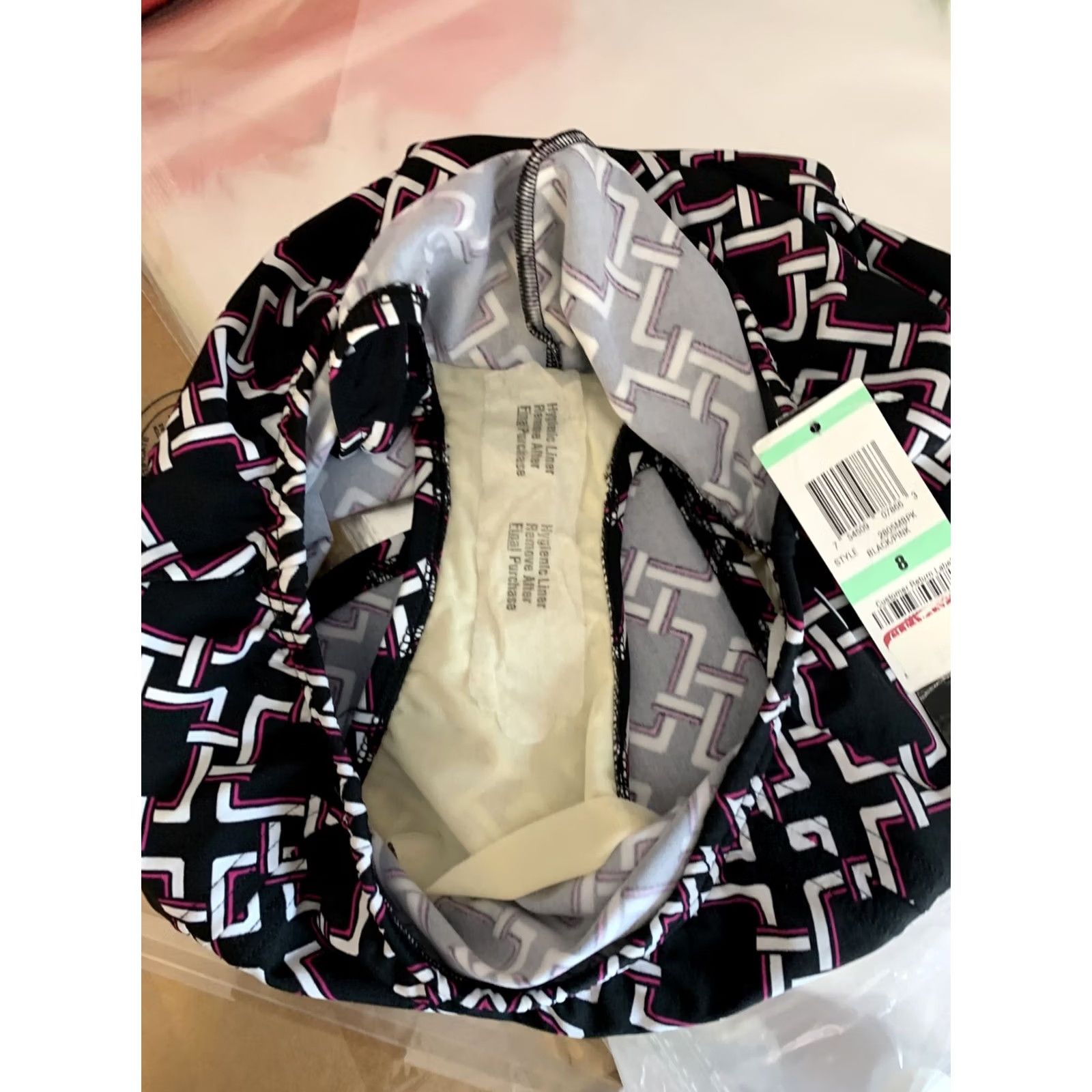 Vintage INC International Concepts Swim Skirt Women Black/Pink 8 NWT-5970 Size 30" / US 8 / IT 44 - 7 Thumbnail