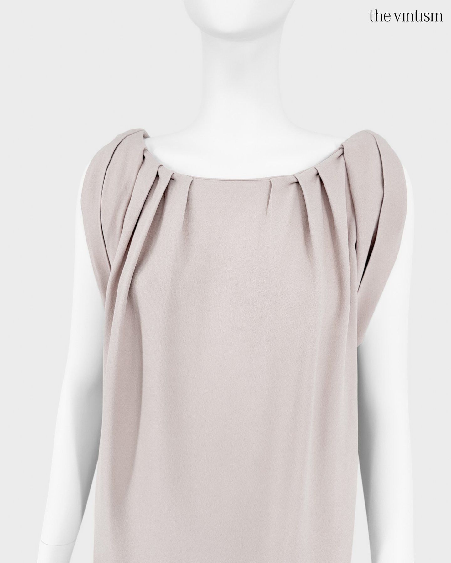 Miu Miu Miu Miu Archival Blush Pink Dress Acetate/Viscose IT 42 Size M / US 6-8 / IT 42-44 - 3 Thumbnail