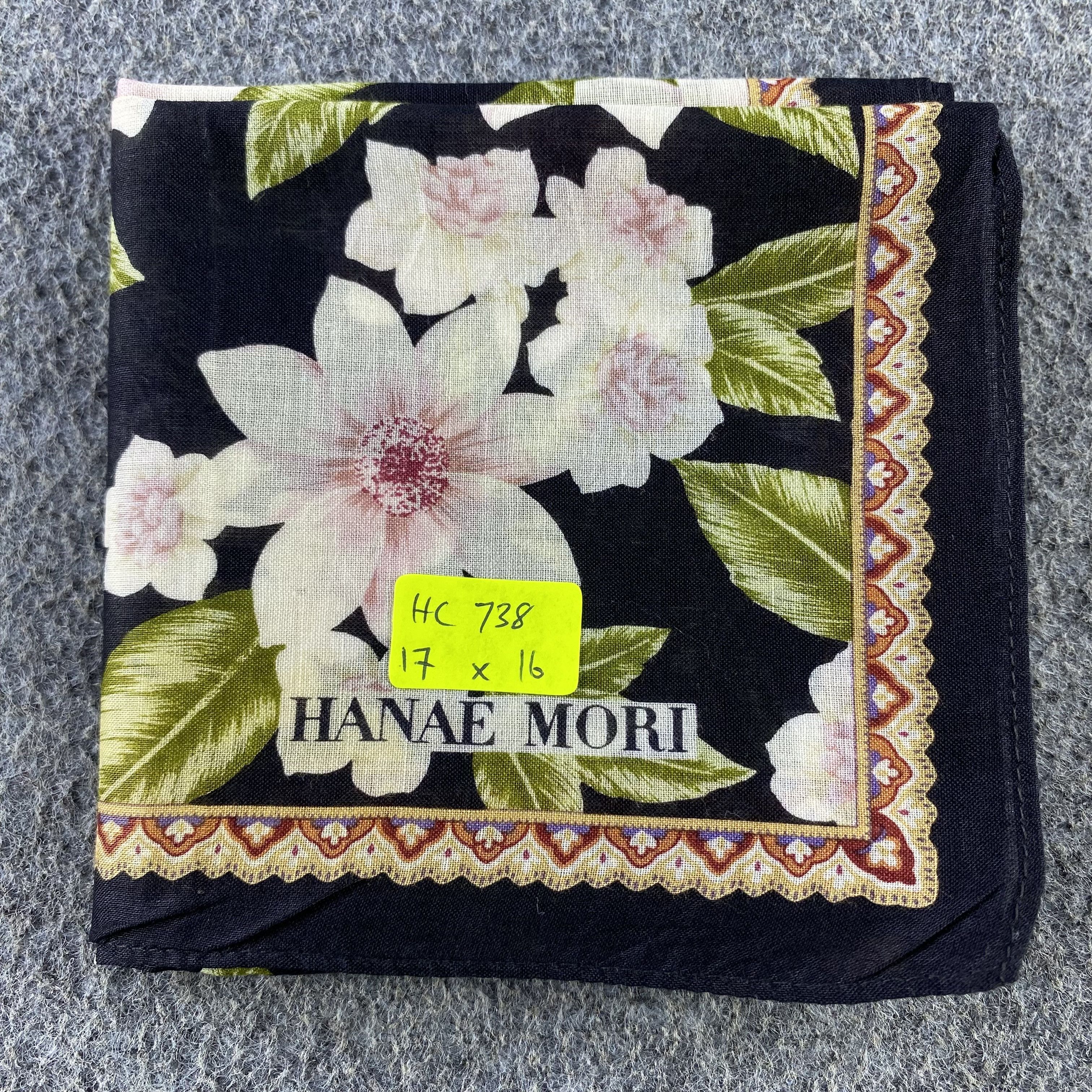 Hanae Mori Hanae Mori Handkerchief/Neckerchief/Bandana HC738 Size ONE SIZE - 5 Thumbnail