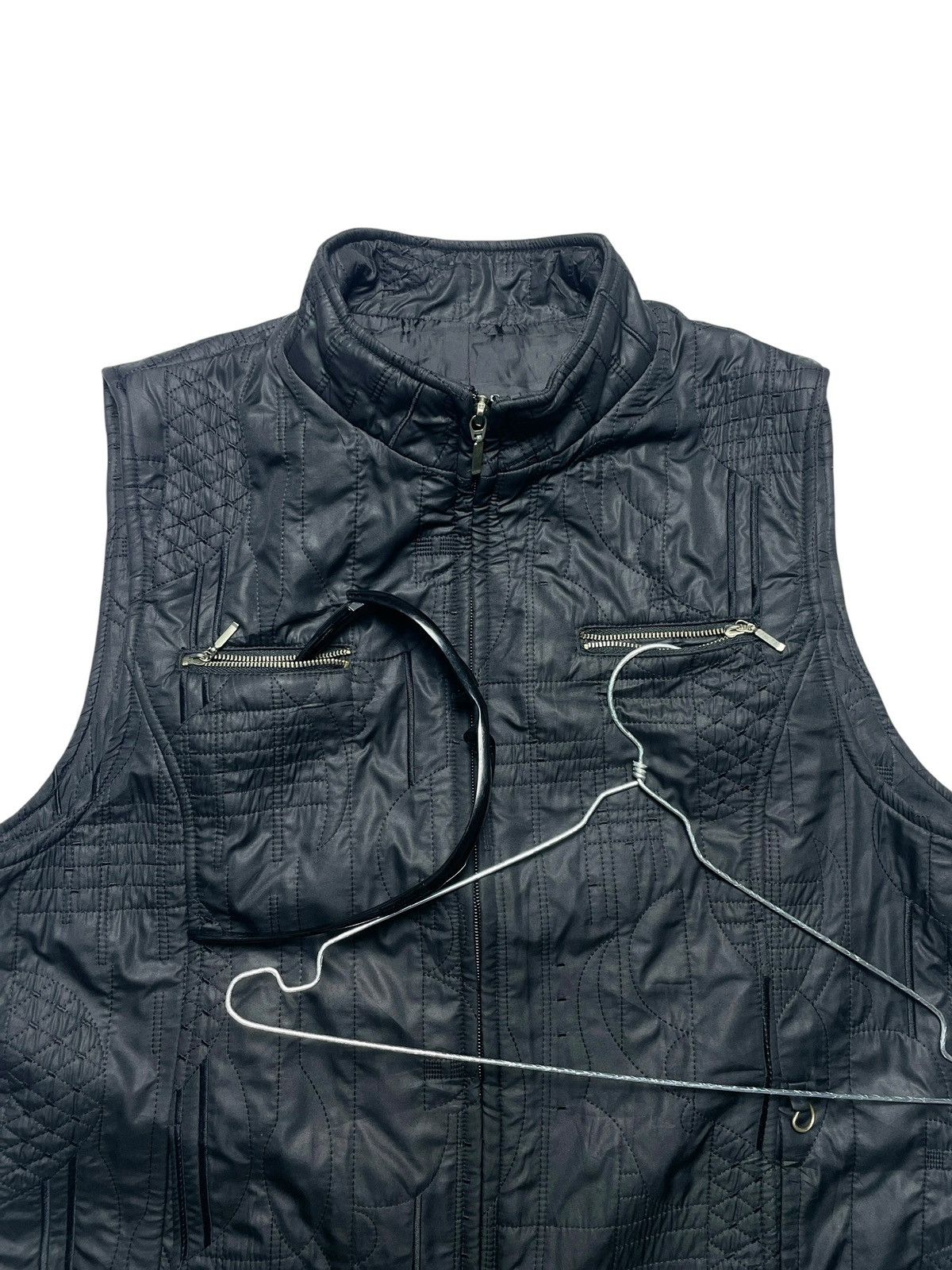 If Six Was Nine 2000’s Flohlich - Multizip Textured Vest Size US M / EU 48-50 / 2 - 8 Thumbnail