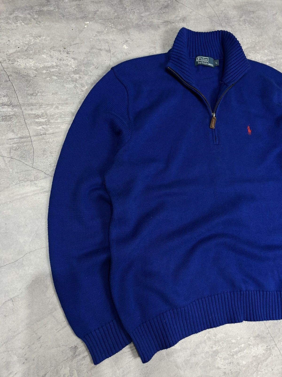 Polo Ralph Lauren × Vintage Vintage Polo Ralph Lauren 1/3 zip sweatshirt Rare Size US L / EU 52-54 / 3 - 2 Thumbnail