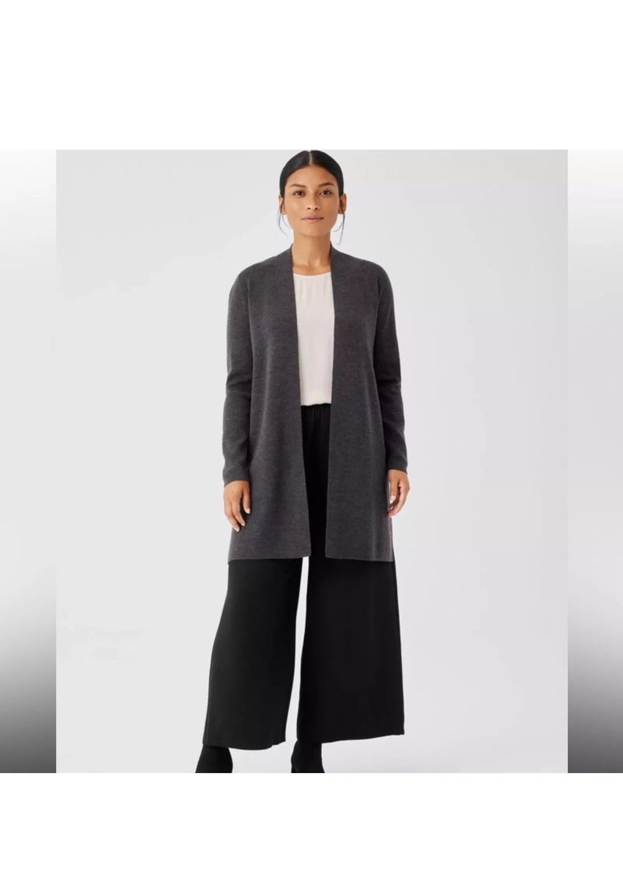 Other Love Ellie Nalani Dark Grey Cardigan Beige Size XXL NWT Size XXL / US 16-18 / IT 52-54 - 1 Thumbnail