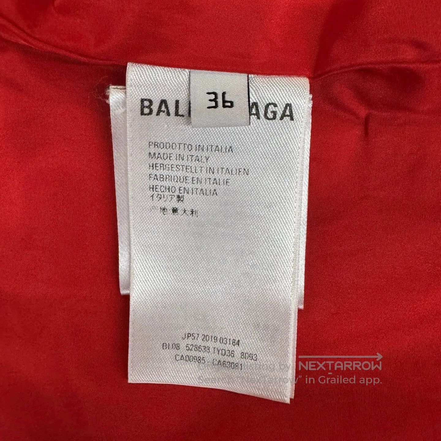 Balenciaga Balenciaga White Red Blue Windbreaker. Size US XS / EU 42 / 0 - 4 Thumbnail