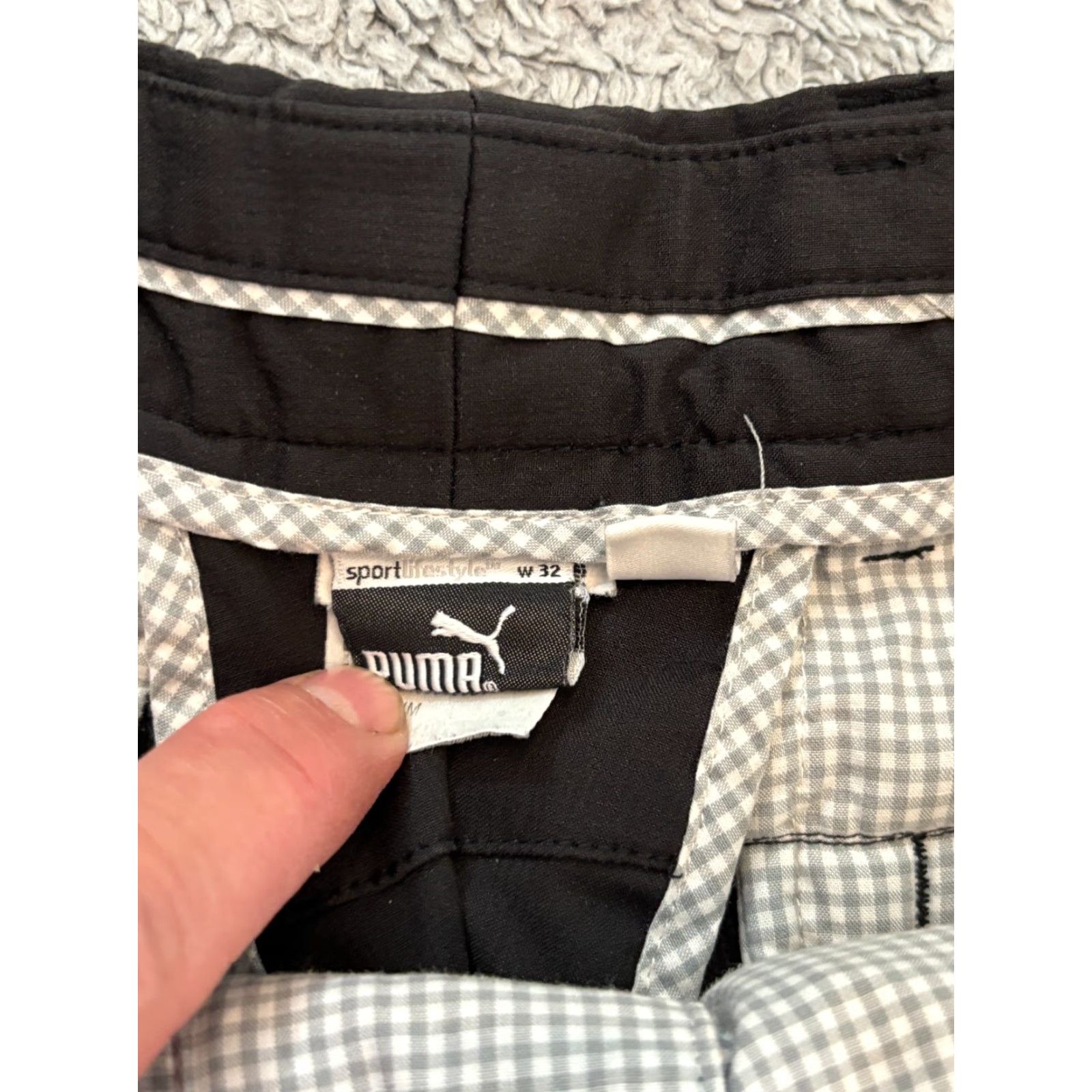 Puma PUMA Sport Lifestyle Golf Tech Shorts Mens 32 Black Stretch Chino Performance Size US 32 / EU 48 - 2 Thumbnail