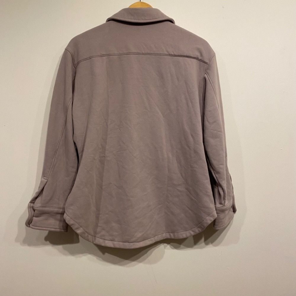 Athleta Athleta Retroplush Lavender Soft Shirt Jacket Small Size S / US 4 / IT 40 - 3 Thumbnail