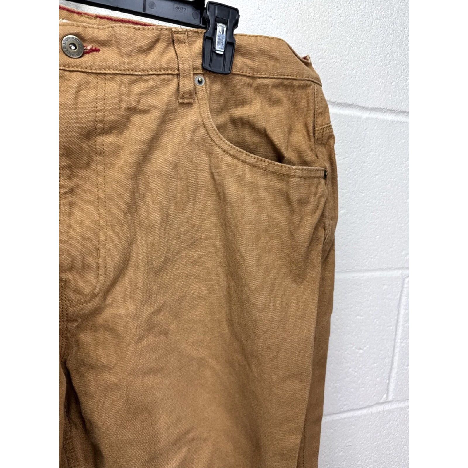 Eddie Bauer Eddie Bauer Workwear Brown Canvas Pants Relaxed Fit 38x32 Utility Men’s Size US 38 / EU 54 - 4 Thumbnail