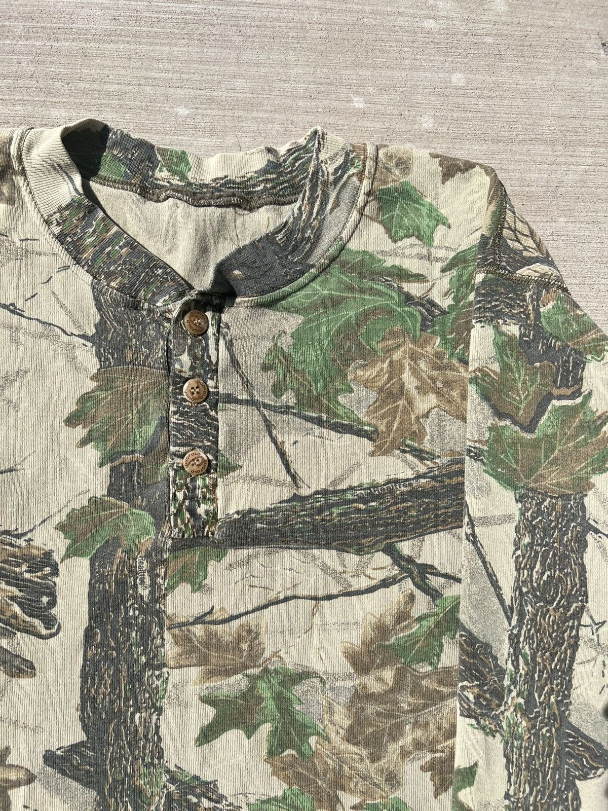 Vintage DuoFold Camo Long Sleeve/Thermal Size US M / EU 48-50 / 2 - 2 Thumbnail