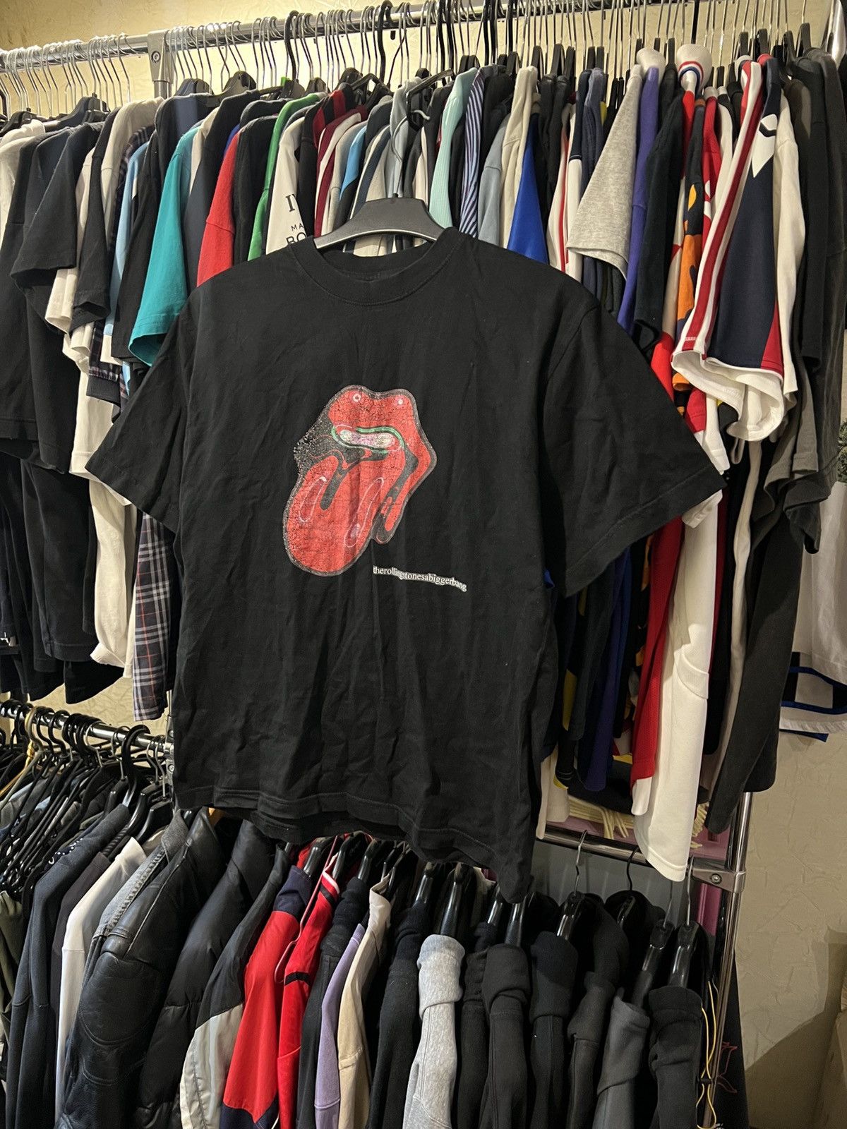 Band Tees 2006/2007 VINTAGE THE ROLLING STONES A BIGGER BAND TOUR AOP Size US M / EU 48-50 / 2 - 1 Thumbnail