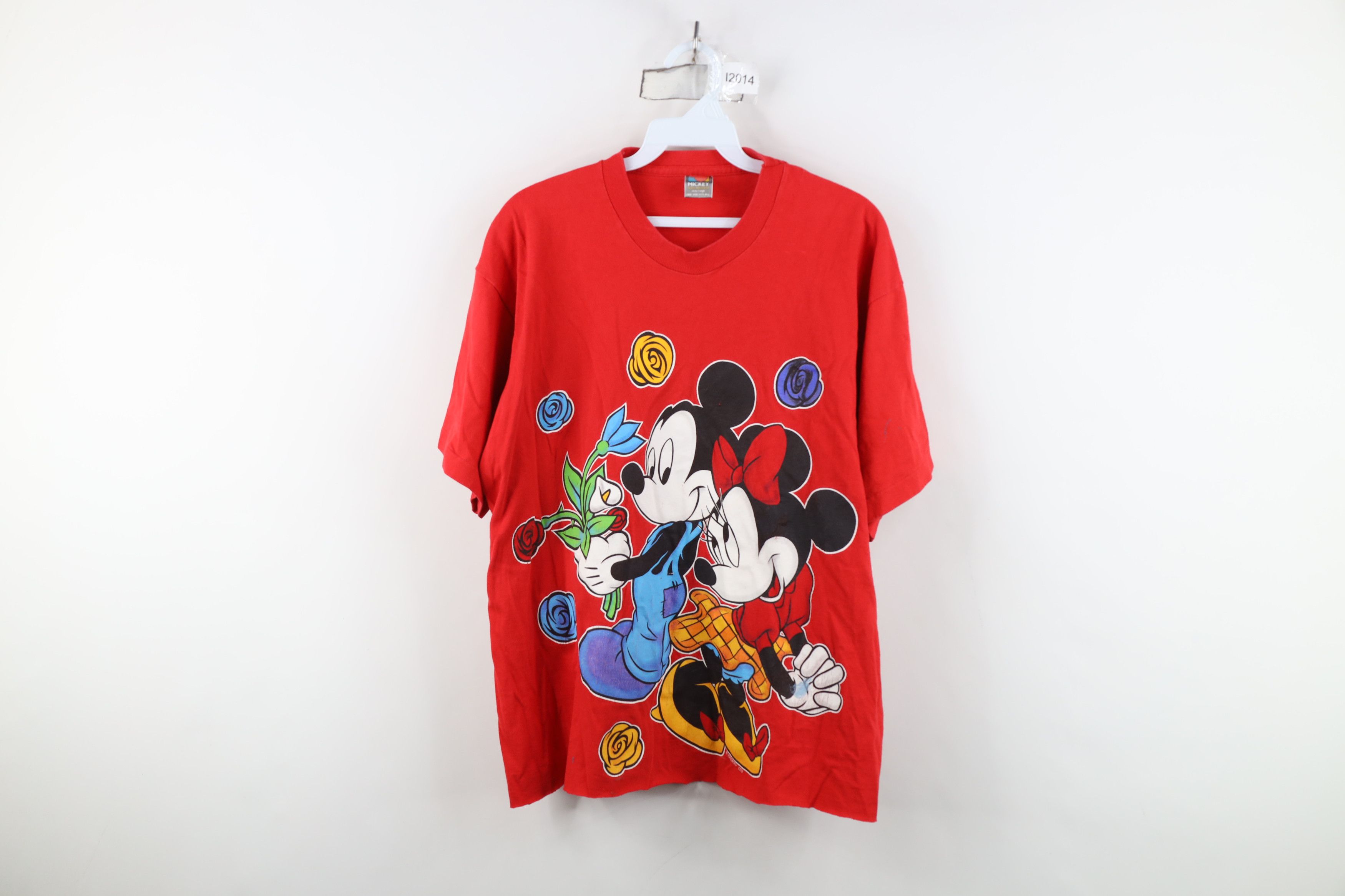 Disney Vintage 90s Disney Cut Off Mickey Minnie Mouse T-Shirt USA Size ONE SIZE - 1 Thumbnail