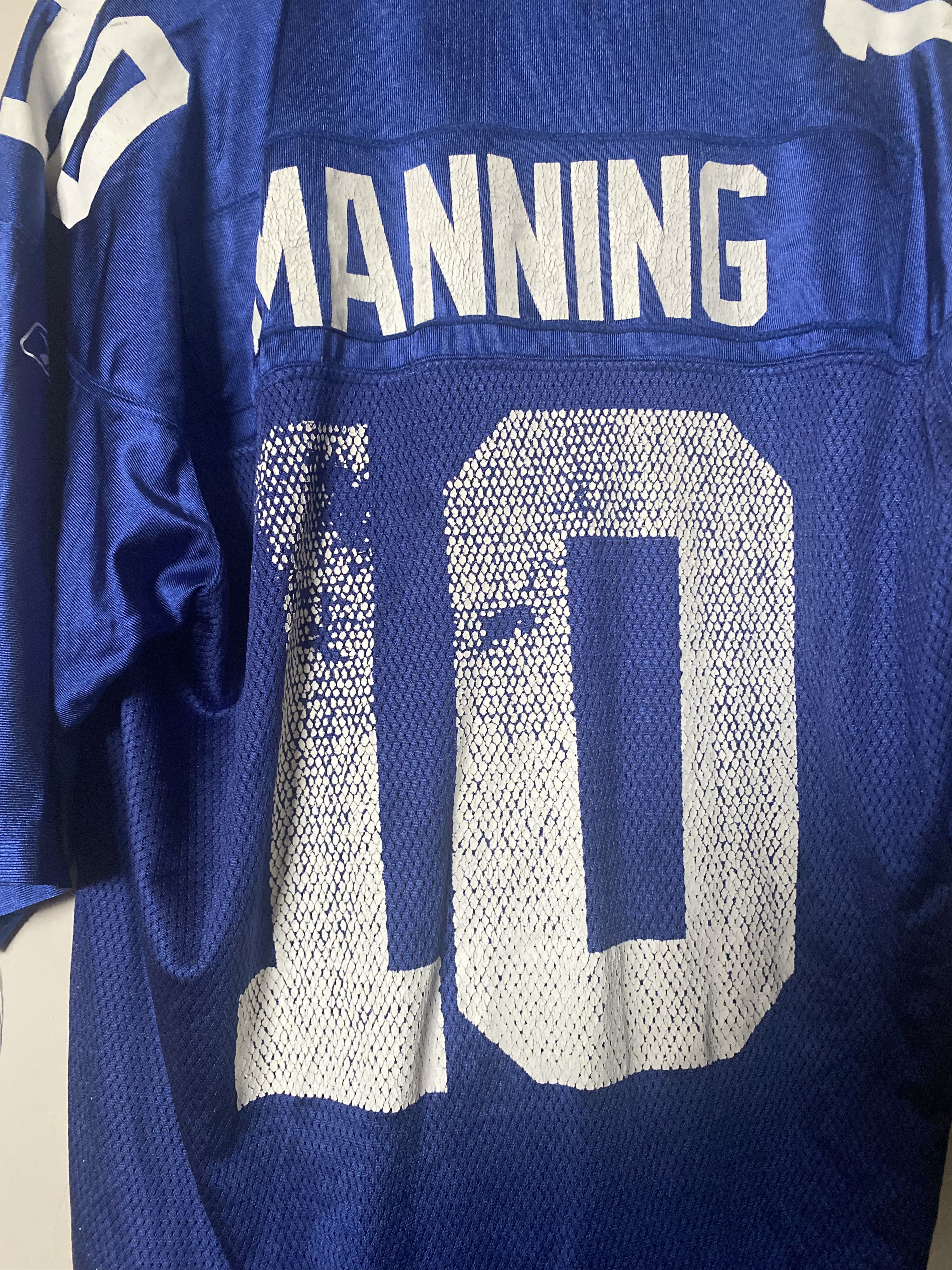 Reebok Vintage NFL Equipment - No. 10 MANNING - L - Reebok - UNIQUE Size US L / EU 52-54 / 3 - 3 Thumbnail