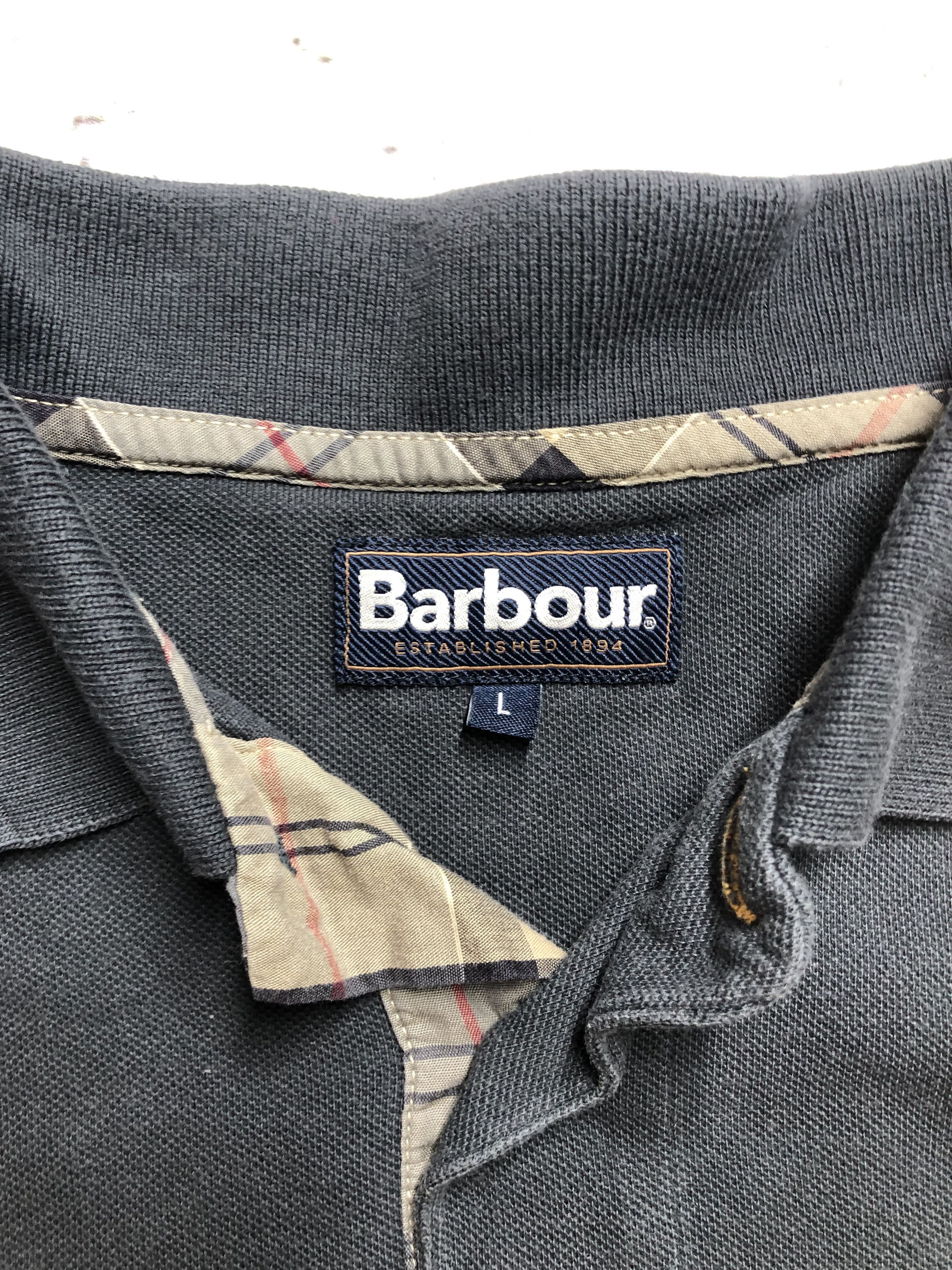Barbour Barbour Vintage Polo Short Sleeve Size US L / EU 52-54 / 3 - 4 Thumbnail