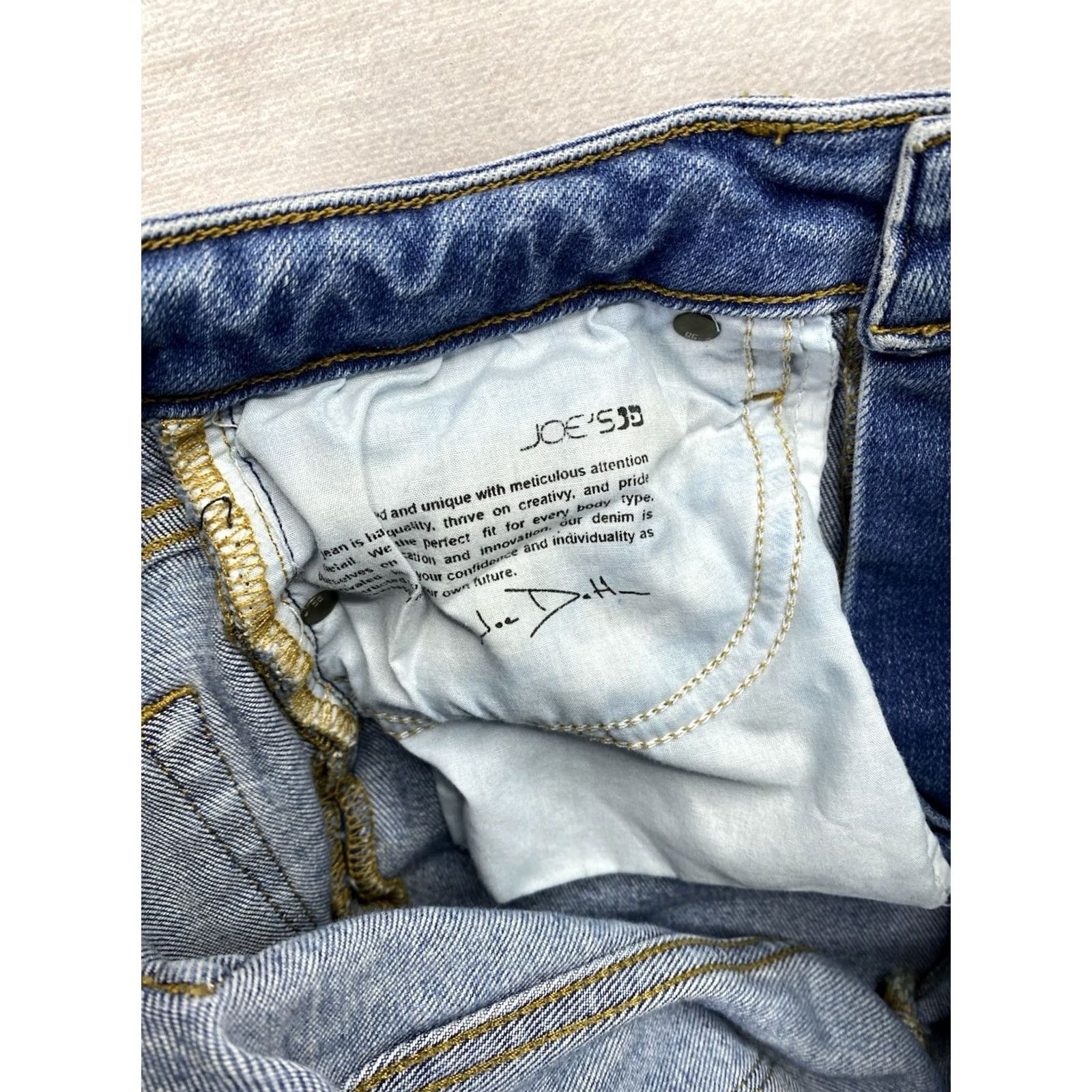 Vintage Joe's Jeans The Charlie High Rise Skinny Ankle Womens 27 Stretch Denim Blue Slim Jeans 30.5 Inseam Size 27" / US 4 / IT 40 - 6 Thumbnail
