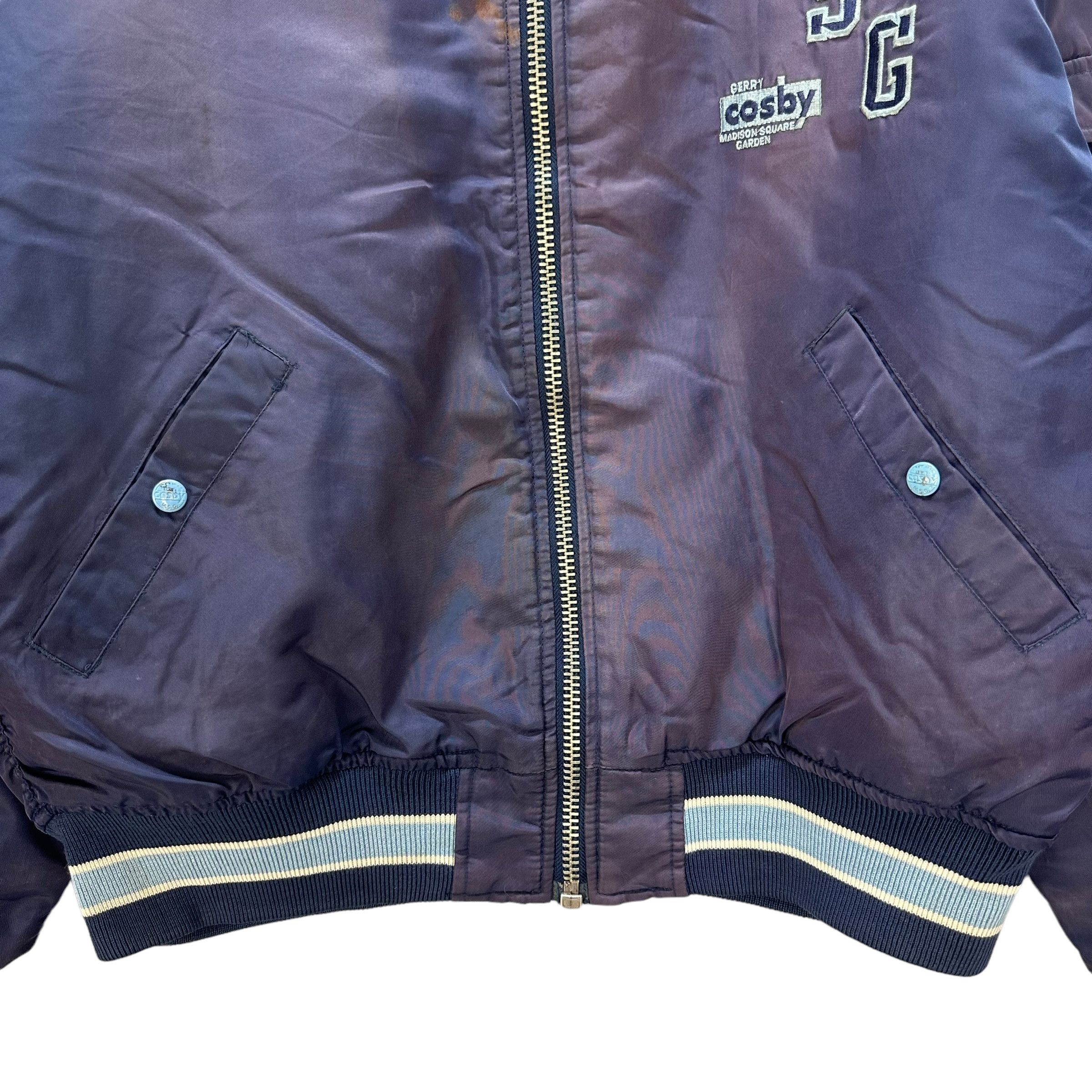 Vintage 80's COSBY MSG BIG LOGO SUN FADED BOMBER JACKET #8745-024 Size US L / EU 52-54 / 3 - 10 Thumbnail