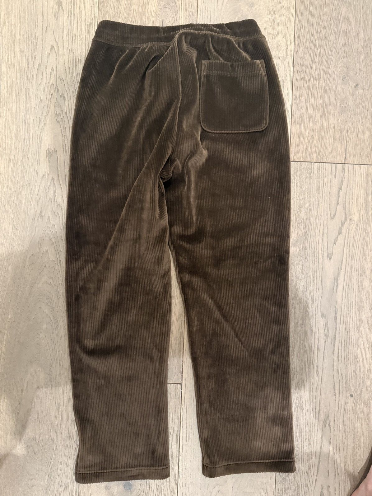 Alo Alo Brown Fleece Corduroy Sweatpants Size M 32 Size US 32 / EU 48 - 3 Thumbnail