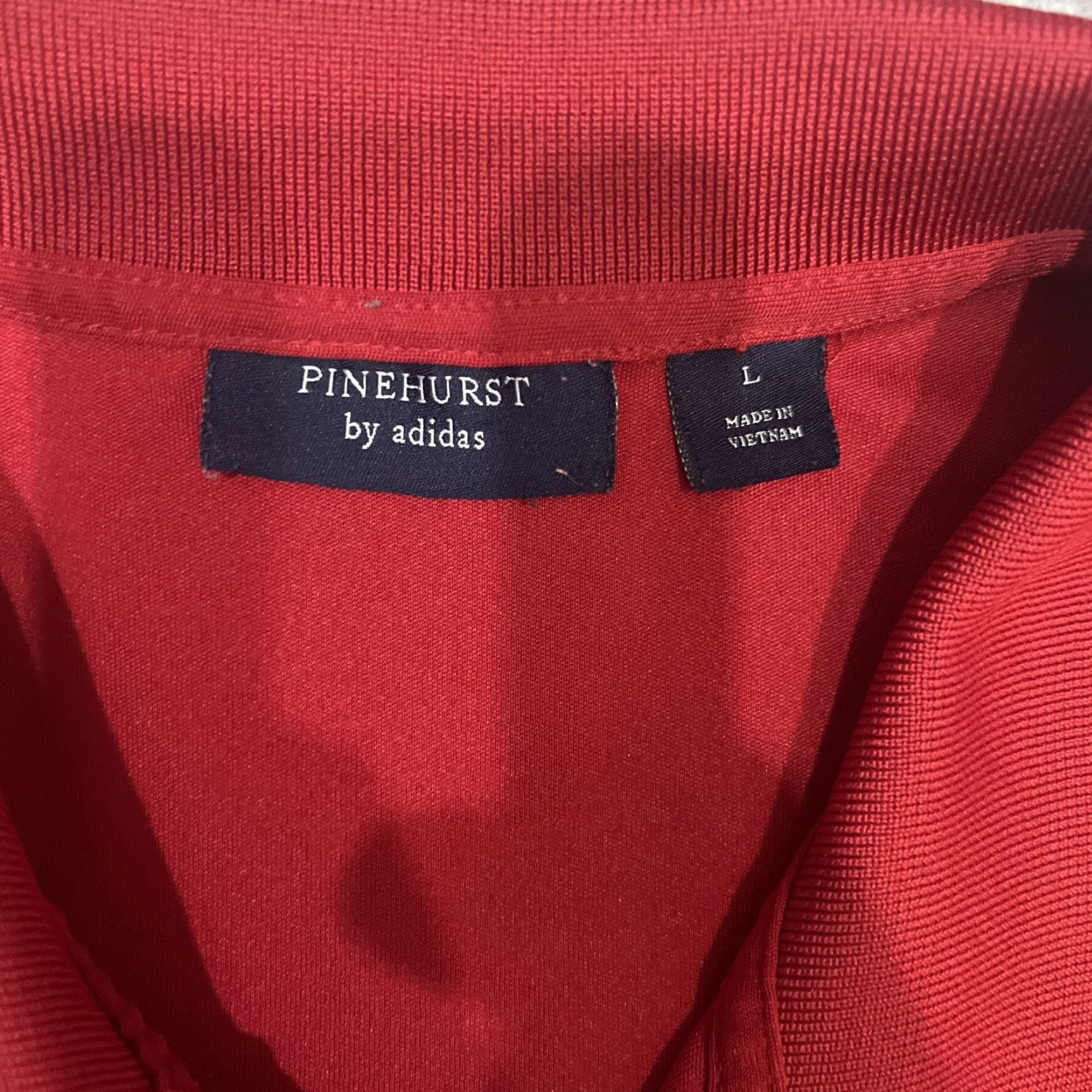 Adidas Adidas Polo Shirt Adult L Red Embroidered Logo Size US L / EU 52-54 / 3 - 4 Thumbnail