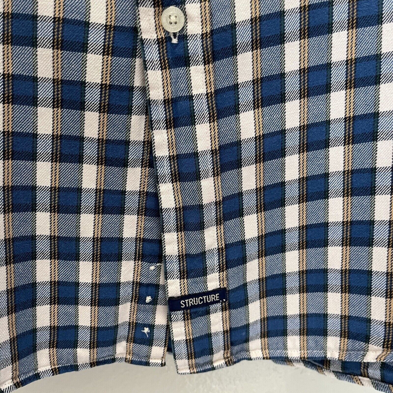 Structure Structure | Vintage Plaid Long Sleeve Button Shirt Flannel Size US M / EU 48-50 / 2 - 5 Thumbnail
