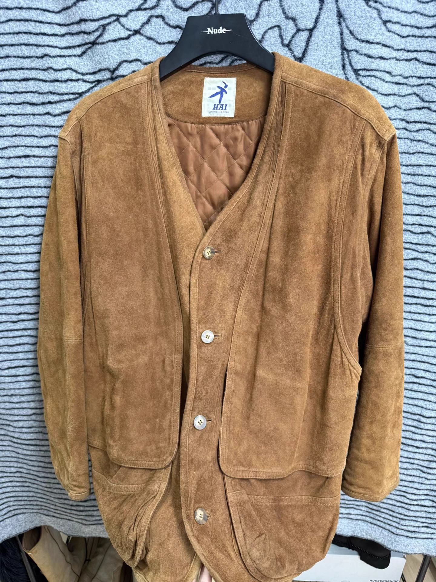 Issey Miyake ISSEY MIYAKE HAI SPORT Sheepskin Kimono Jacket K20 Size US XL / EU 56 / 4 - 5 Thumbnail