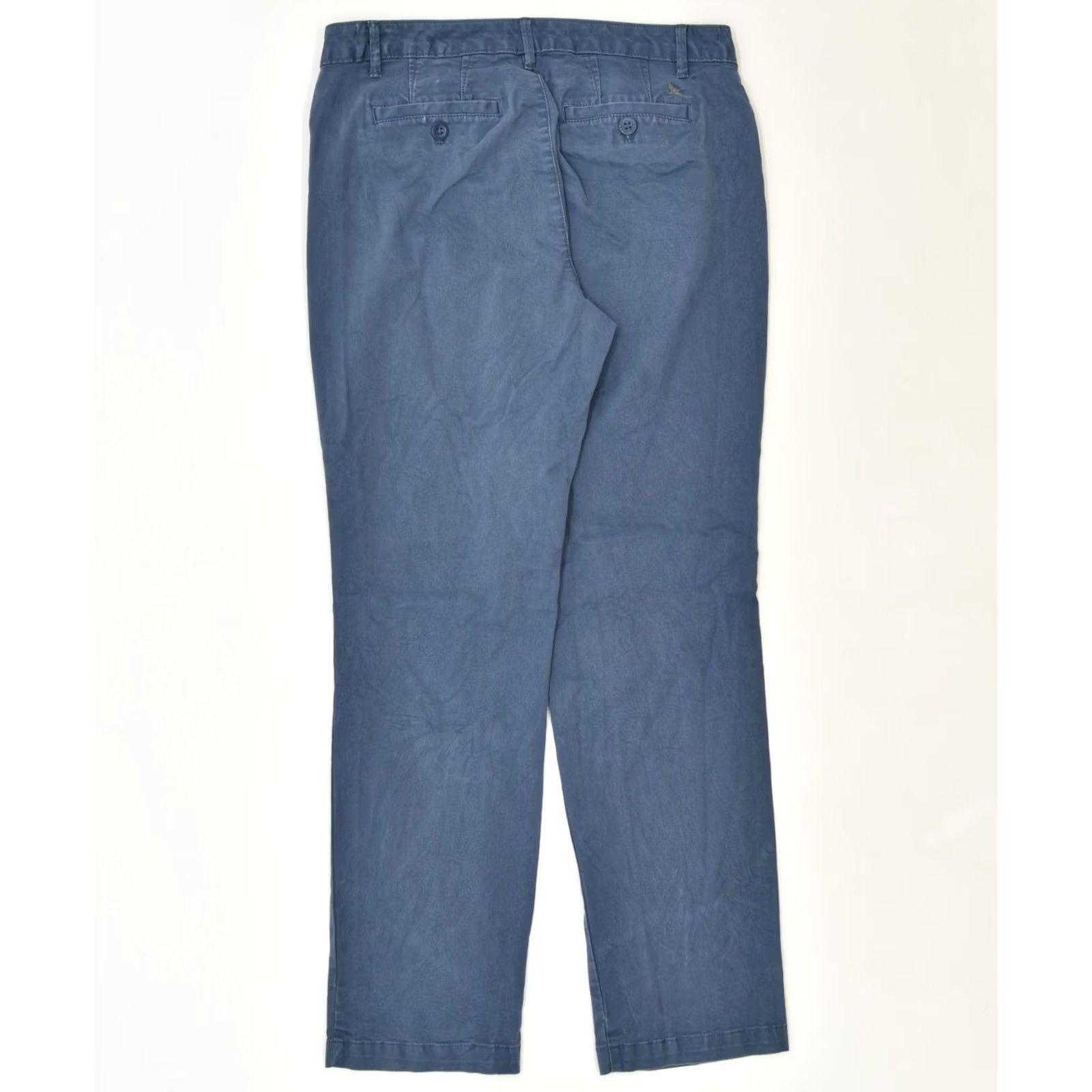 Eddie Bauer EDDIE BAUER Womens Straight Casual Trousers Blue US 10 Large W34 L31 Size 36" / US 14 / IT 50 - 2 Thumbnail