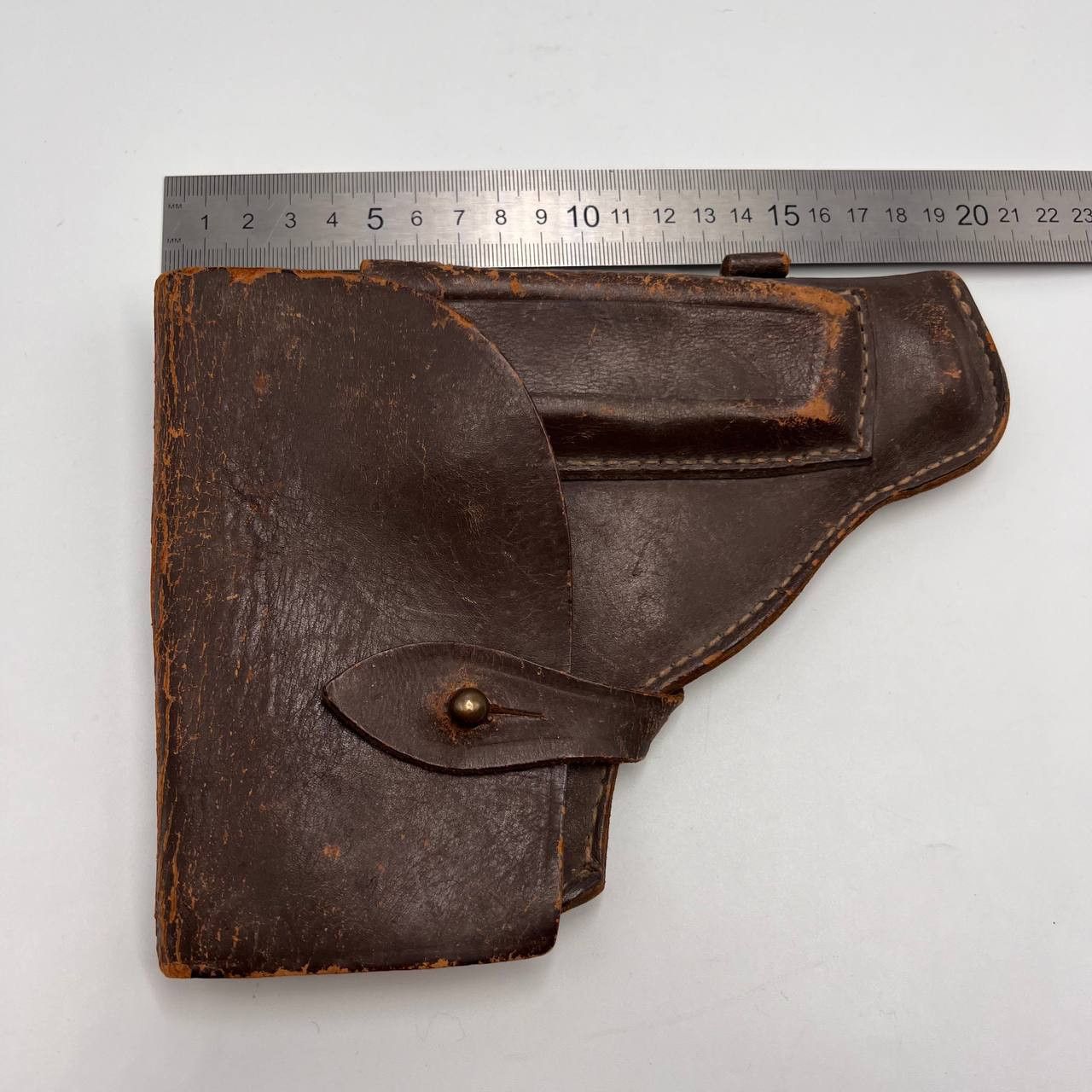 Vintage Vintage Military Army Officer Belt Holster Pistol Leather Size ONE SIZE - 3 Thumbnail