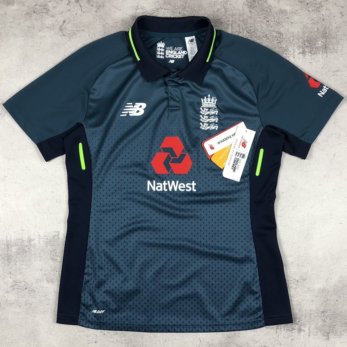 New Balance England Cricket ODI 2018-2019 New Balance WM Polo Jersey Size L / US 10 / IT 46 - 1 Thumbnail