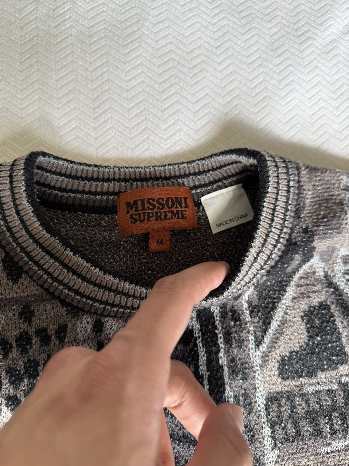 Missoni × Supreme Supreme x Missoni "City" Knit Sweater (FW21) Size US M / EU 48-50 / 2 - 4 Thumbnail