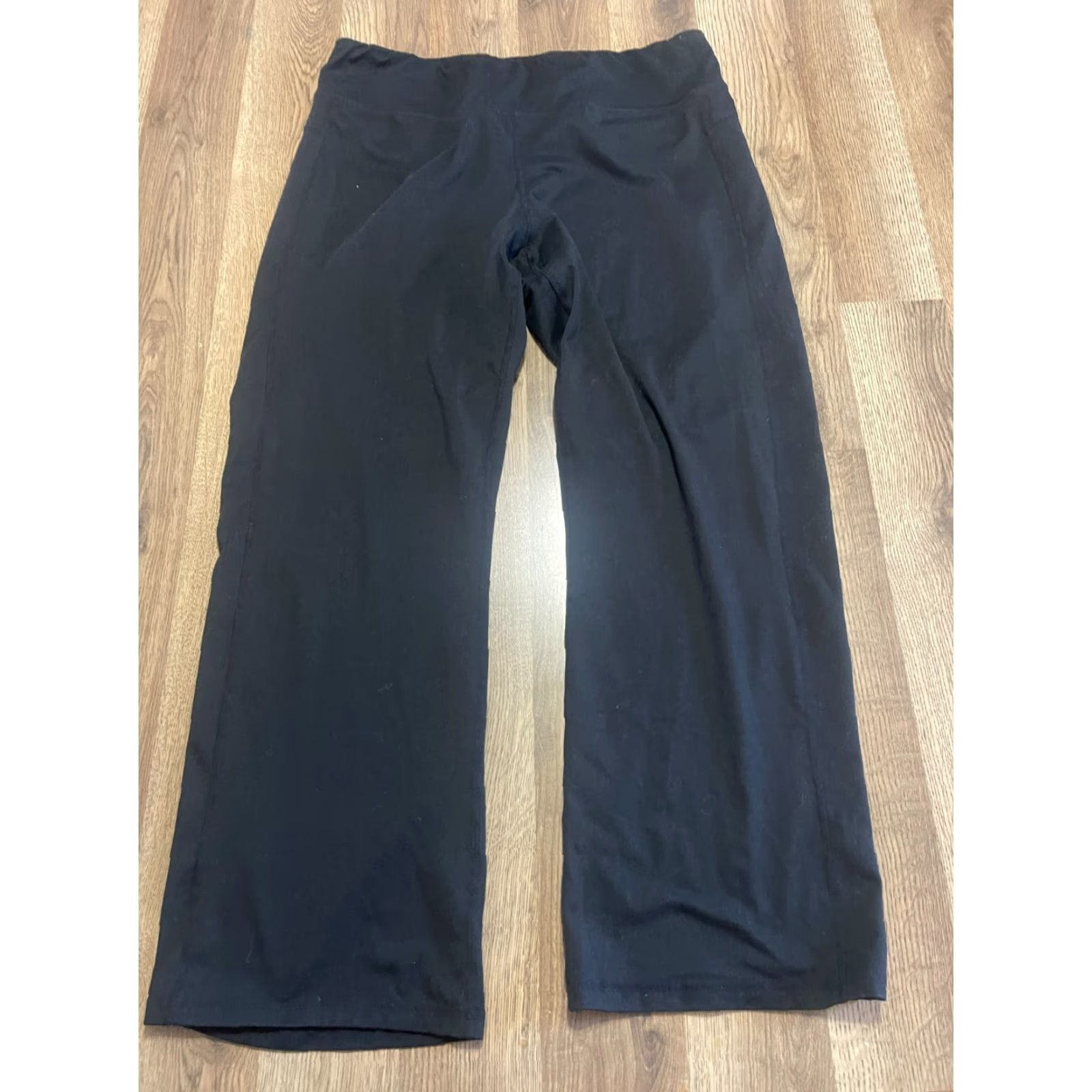 Champion Champion Pants Women's PXXL Black Pull On Leggings Flared Leg Casual Modern 2XL Plus Size Womens Size 40" / US 18 - 2 Thumbnail