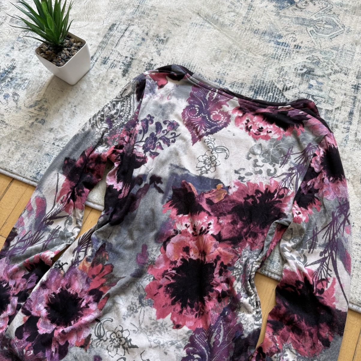 Hysteric Glamour 📌 OUI Japan style Floral Y2K JPG vibe Long Sleeve Size M / US 6-8 / IT 42-44 - 12 Thumbnail