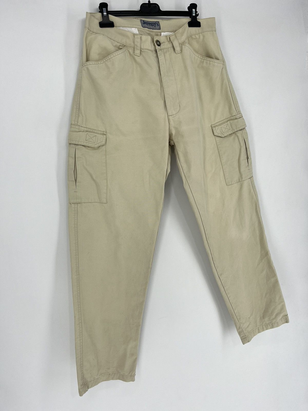 Vintage Vintage Jeremy's Japan Y2K Khaki Tactical Cargo Pants Size US 32 / EU 48 - 2 Thumbnail