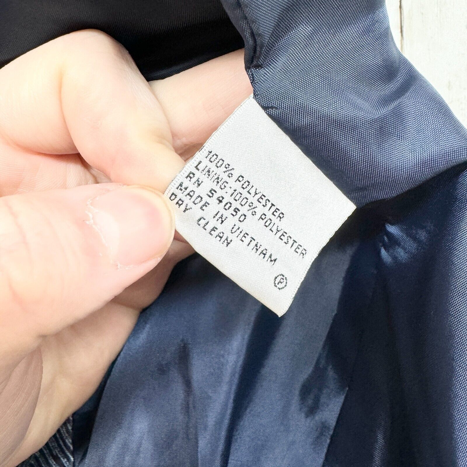 Other Le Suit Jacket 4 Blue Single Breasted Folded Collared Size S / US 4 / IT 40 - 3 Thumbnail