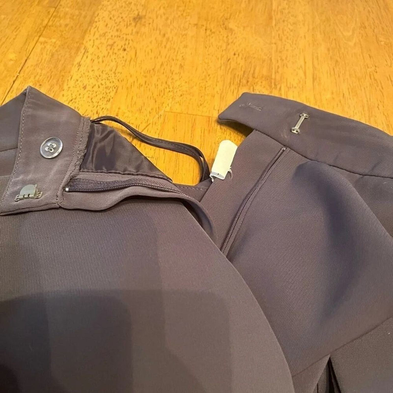 Kasper Kasper chocolate Brown dress pants, size 8 Size 30" / US 8 / IT 44 - 2 Thumbnail