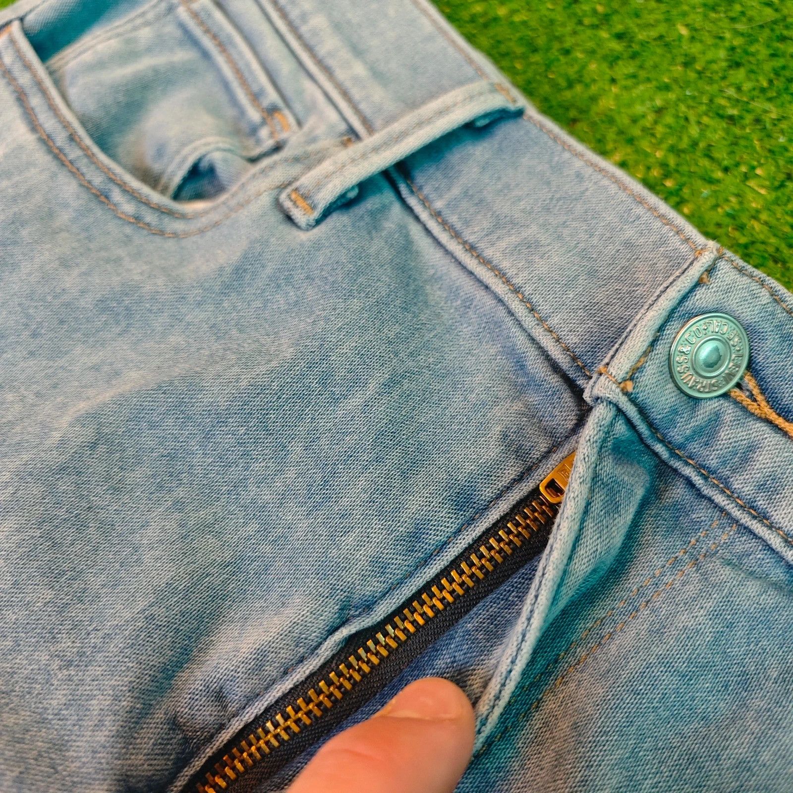 Levi's Levi's 720 Jeans Womens 28 blue super skinny slim high rise Size 28" / US 6 / IT 42 - 5 Thumbnail
