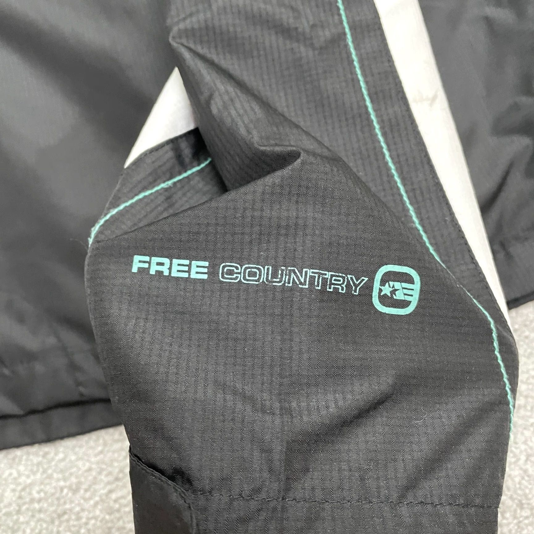 Free Country Free Country Athletx Series Windbreaker Jacket Womens 2X Black White Hoodie Zip Size XXL / US 16-18 / IT 52-54 - 5 Thumbnail