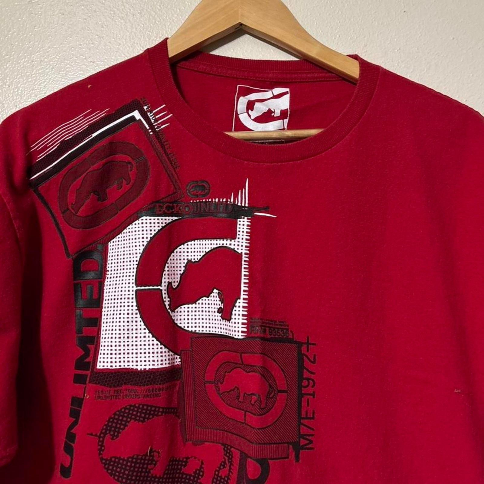 Ecko Unltd. Ecko Untld. Red Y2K Grunge Style Graphic T-Shirt Size 2XL Size US XXL / EU 58 / 5 - 2 Thumbnail