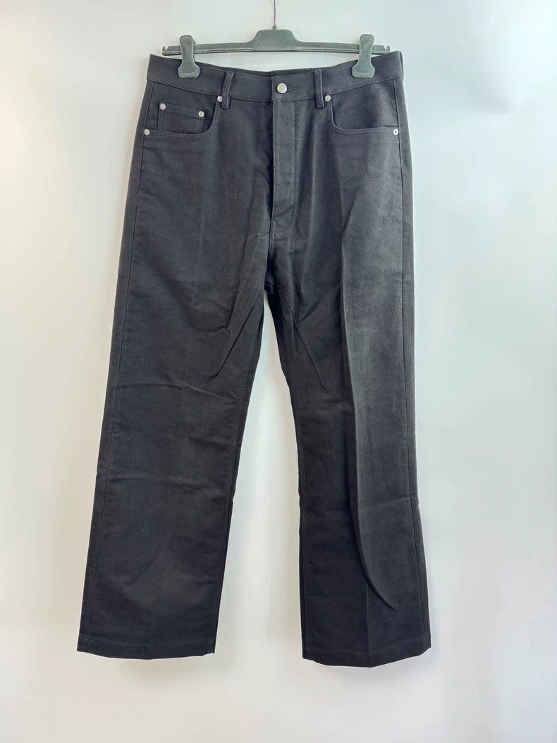 Rick Owens Rick owens Black Wide Leg Jeans Size US 32 / EU 48 - 1 Thumbnail