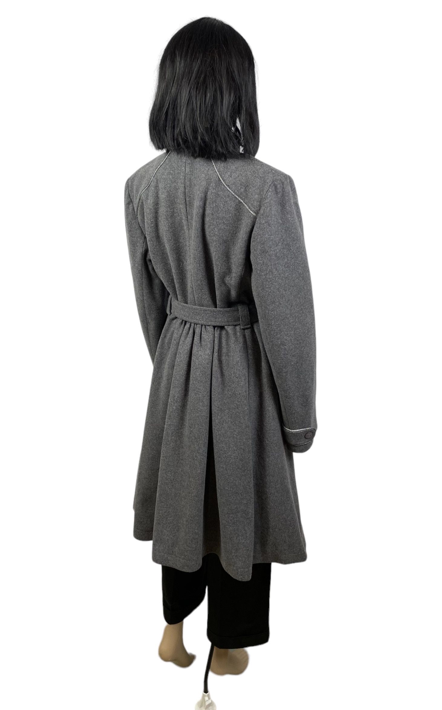 Designer Stella Nova Wool-Cashmere Belted Coat size 42 Size M / US 6-8 / IT 42-44 - 11 Thumbnail